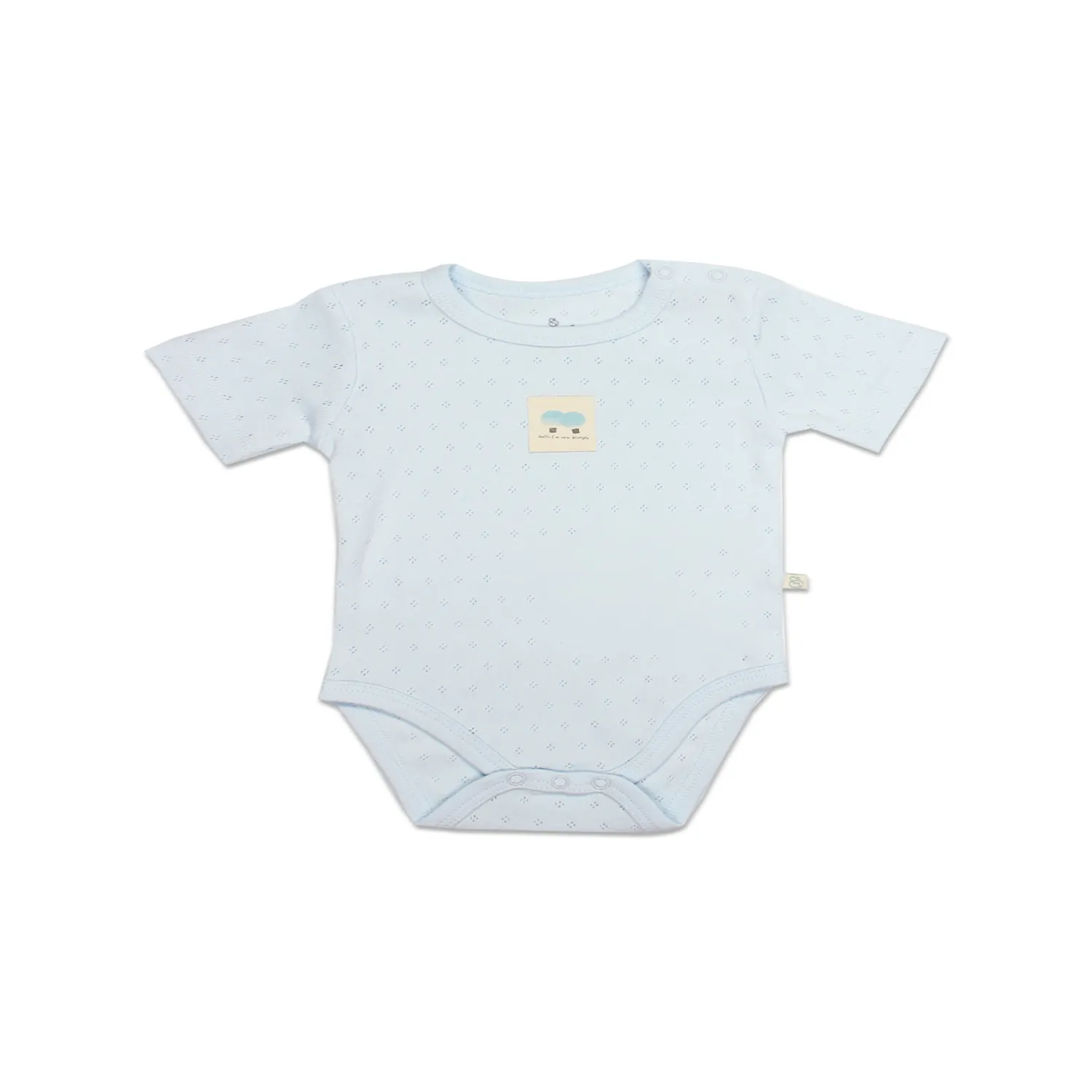 Bistyle Body Kısa Kol I Love Blue Mavi