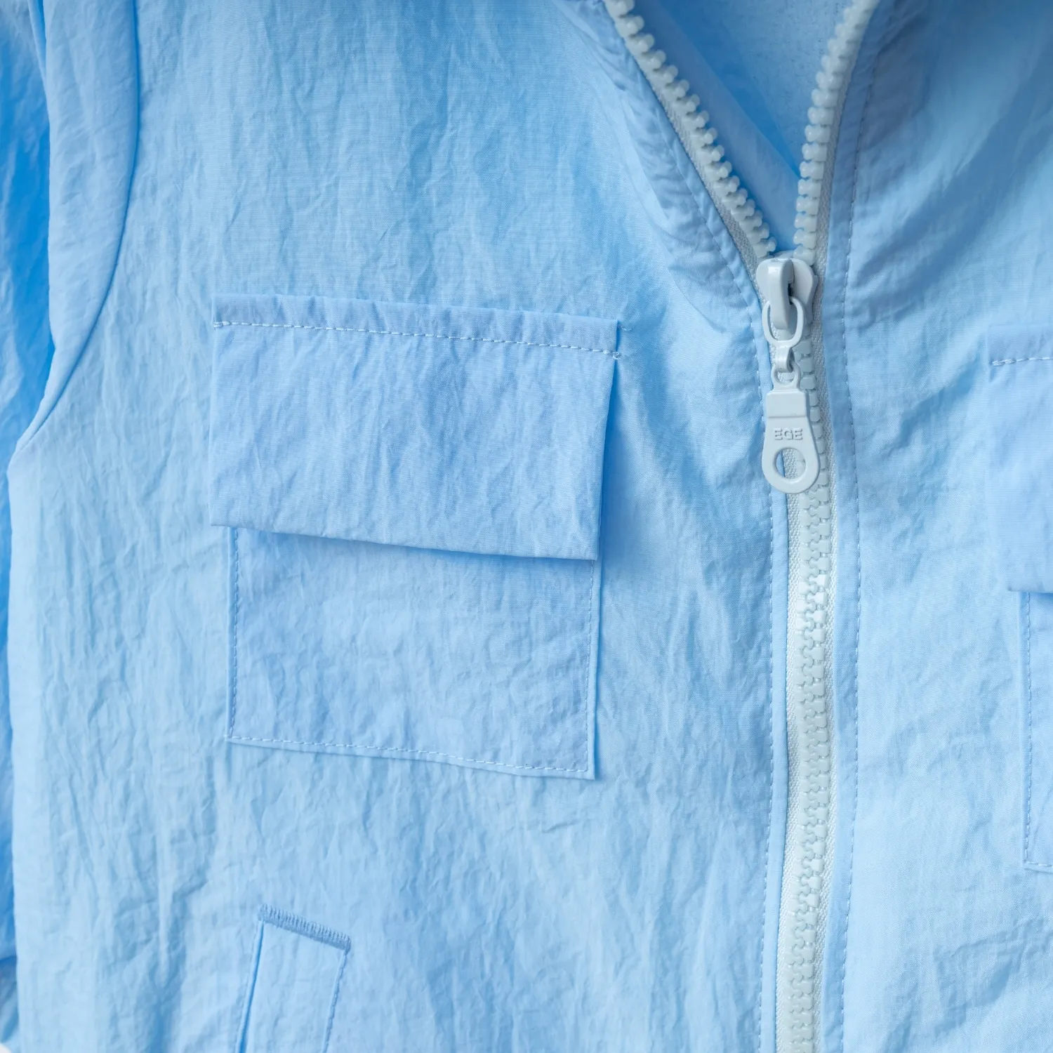 Bebolly Yağmurluk Cep Kapaklı Mavi