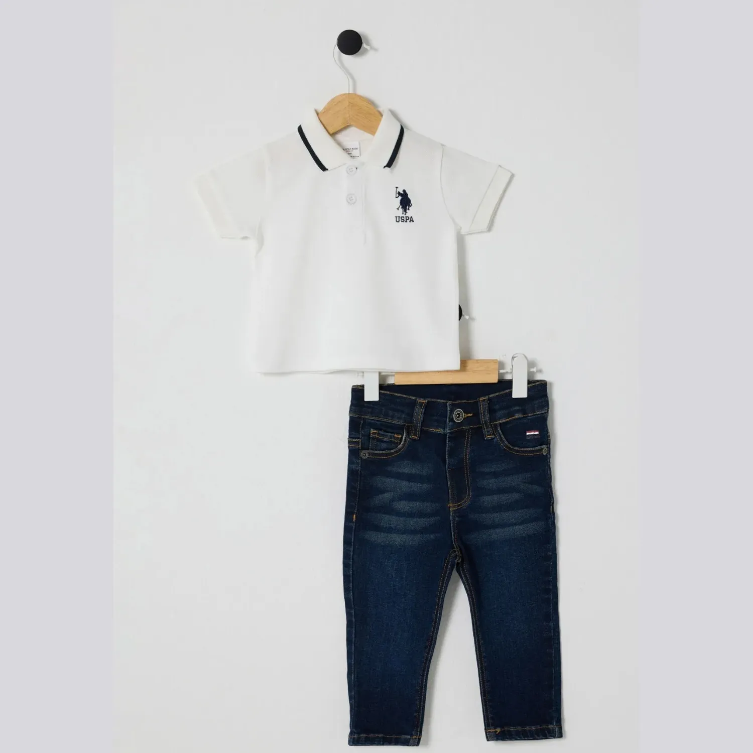 U.S. Polo 2li Takım T-Shirt Pike Beyaz