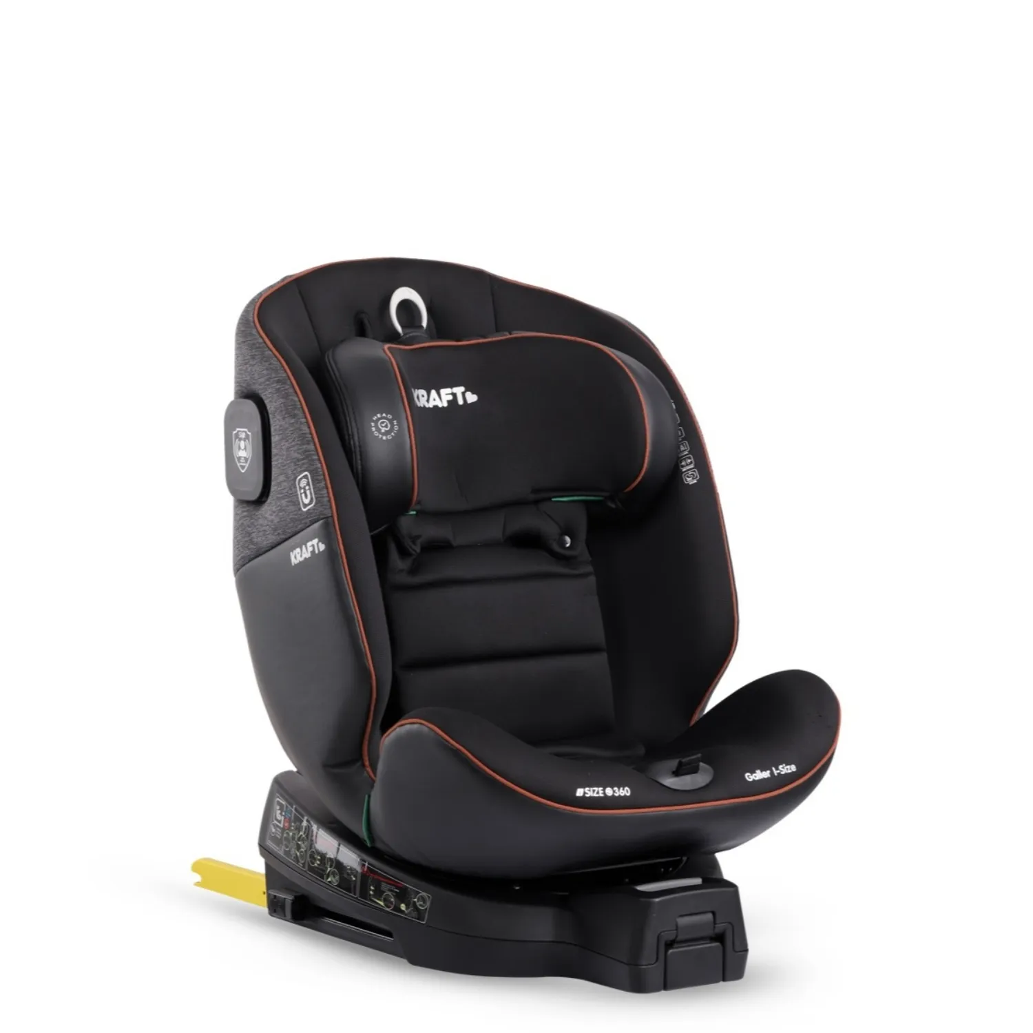 Kraft Galler I-Size Oto Koltuğu 0-36 Kg Koyu Gri