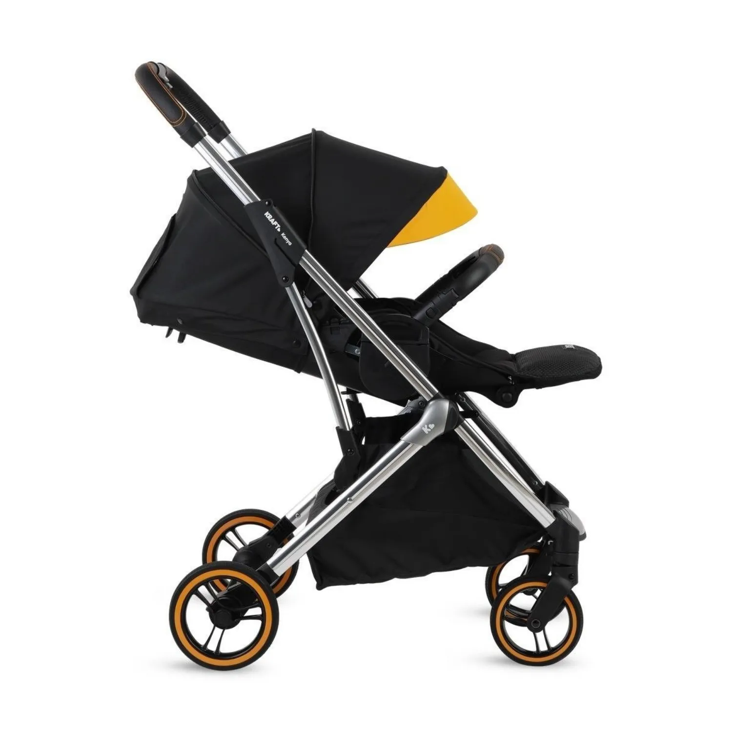 Kraft Kenya I-Size Travel Sistem Bebek Arabası Black Yellow