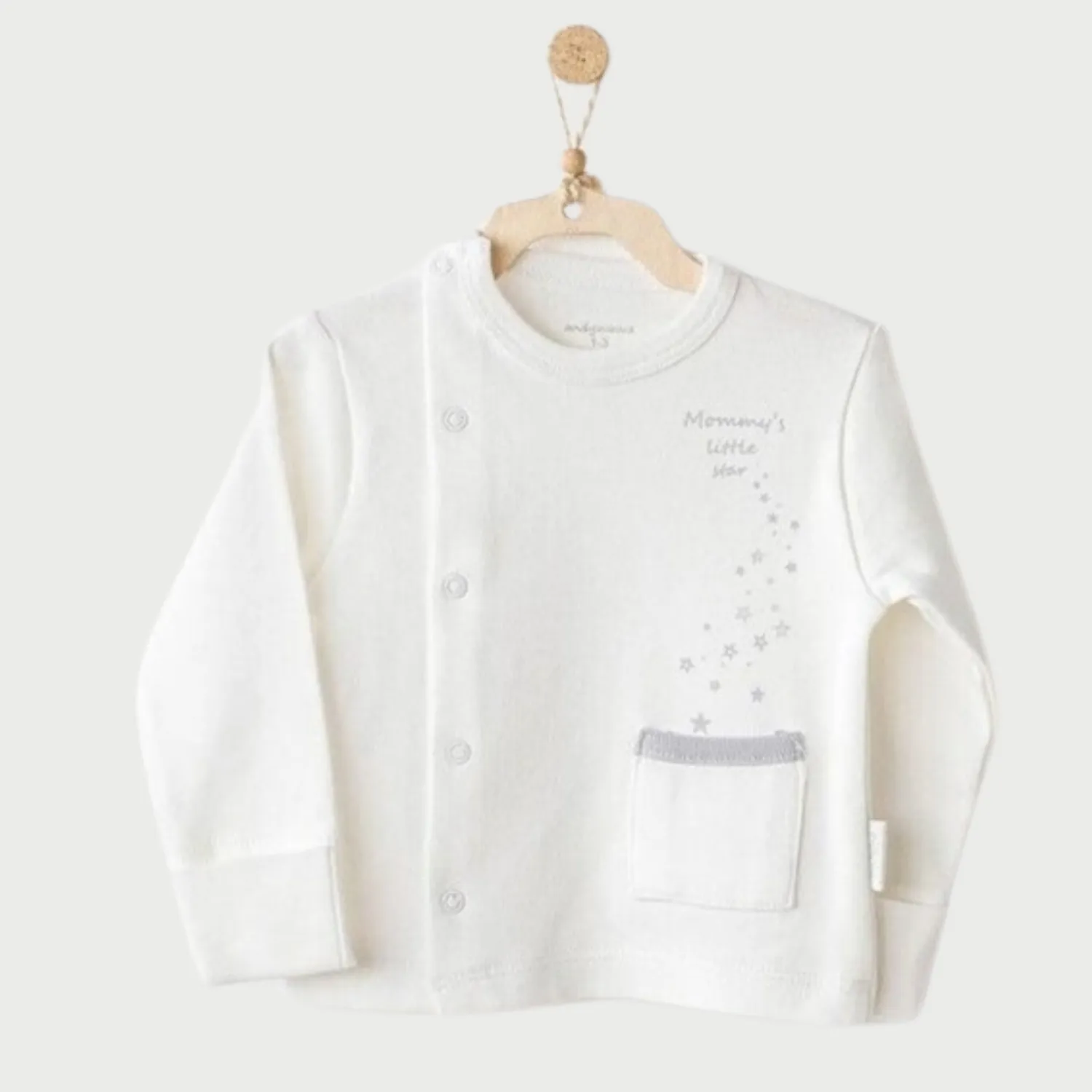 Andy Wawa Zıbın Takımı 2li Mommy's Little Star Gri