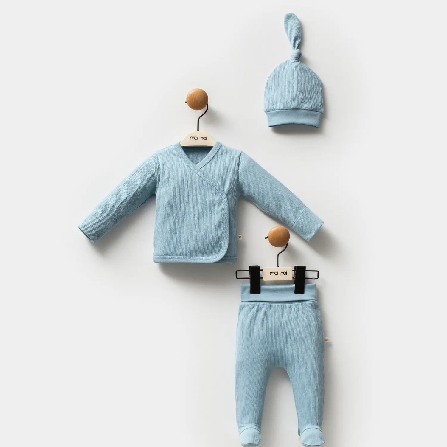 Moi Noi Zıbın Takımı 3lü Mavi