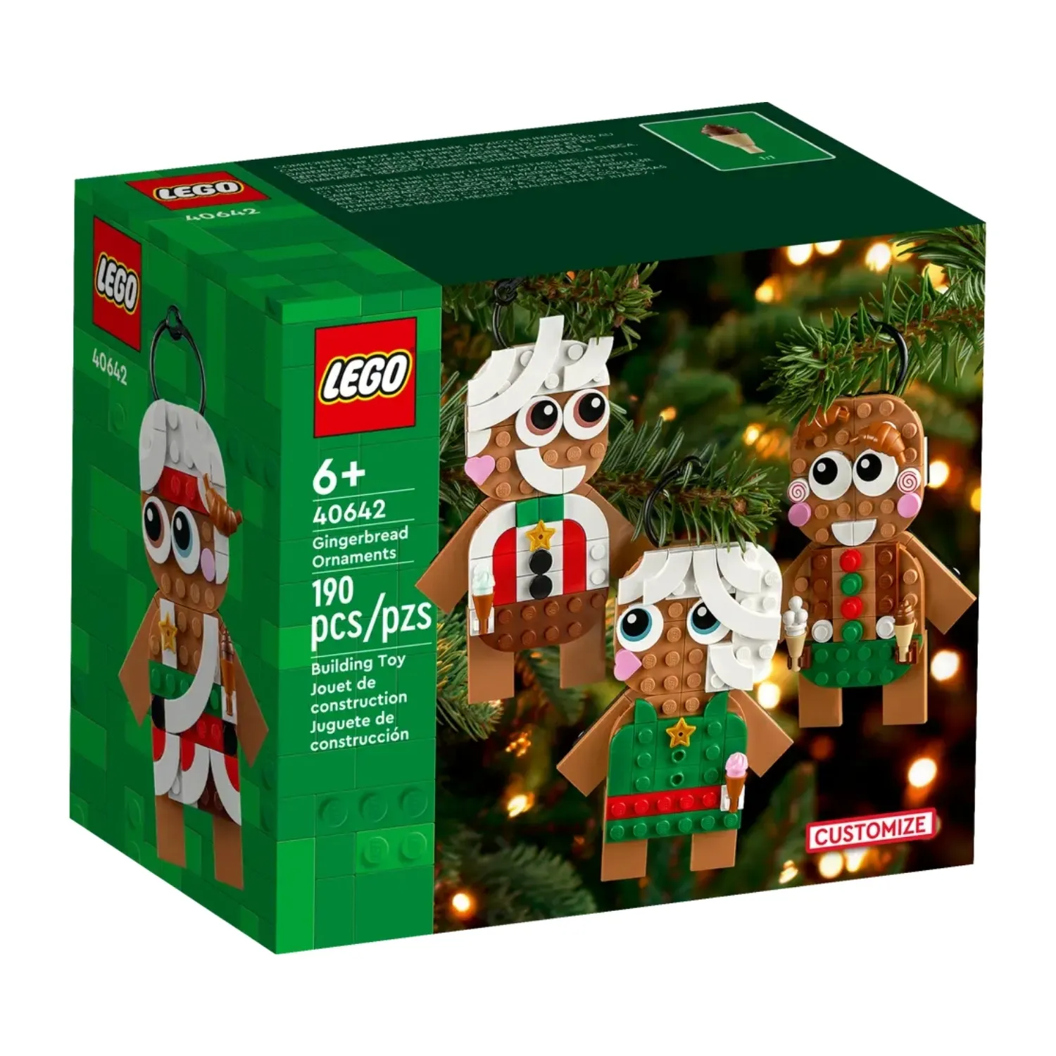 LEGO Iconic Zencefilli Kurabiye Süsleri 40642