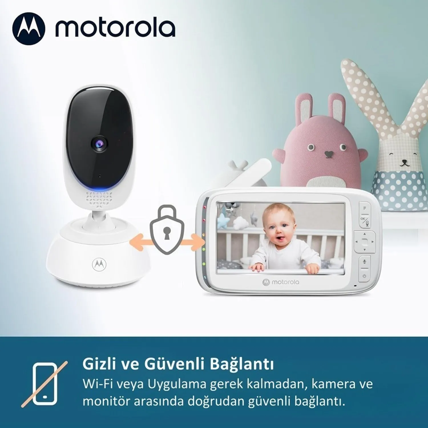 Motorola VM75 5 İnç Lcd Ekran Bebek Kamerası 