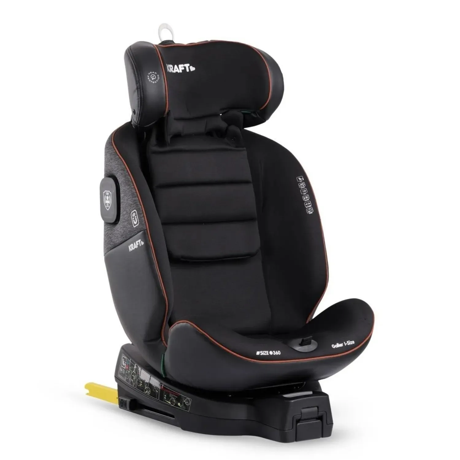 Kraft Galler I-Size Oto Koltuğu 0-36 Kg Açık Gri