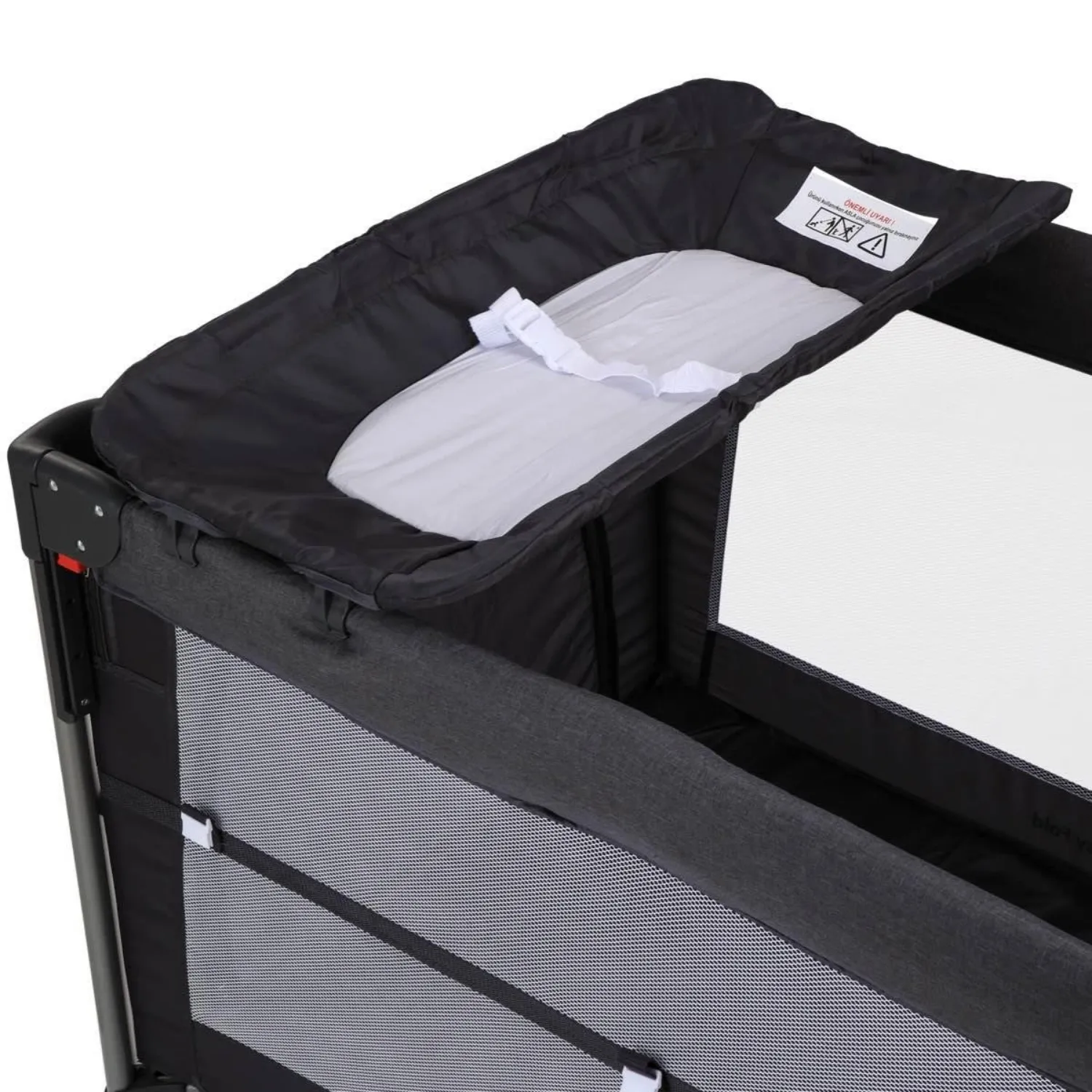 Kraft Easy Fold Anne Yanı Oyun Parkı 70x110 cm Light Grey
