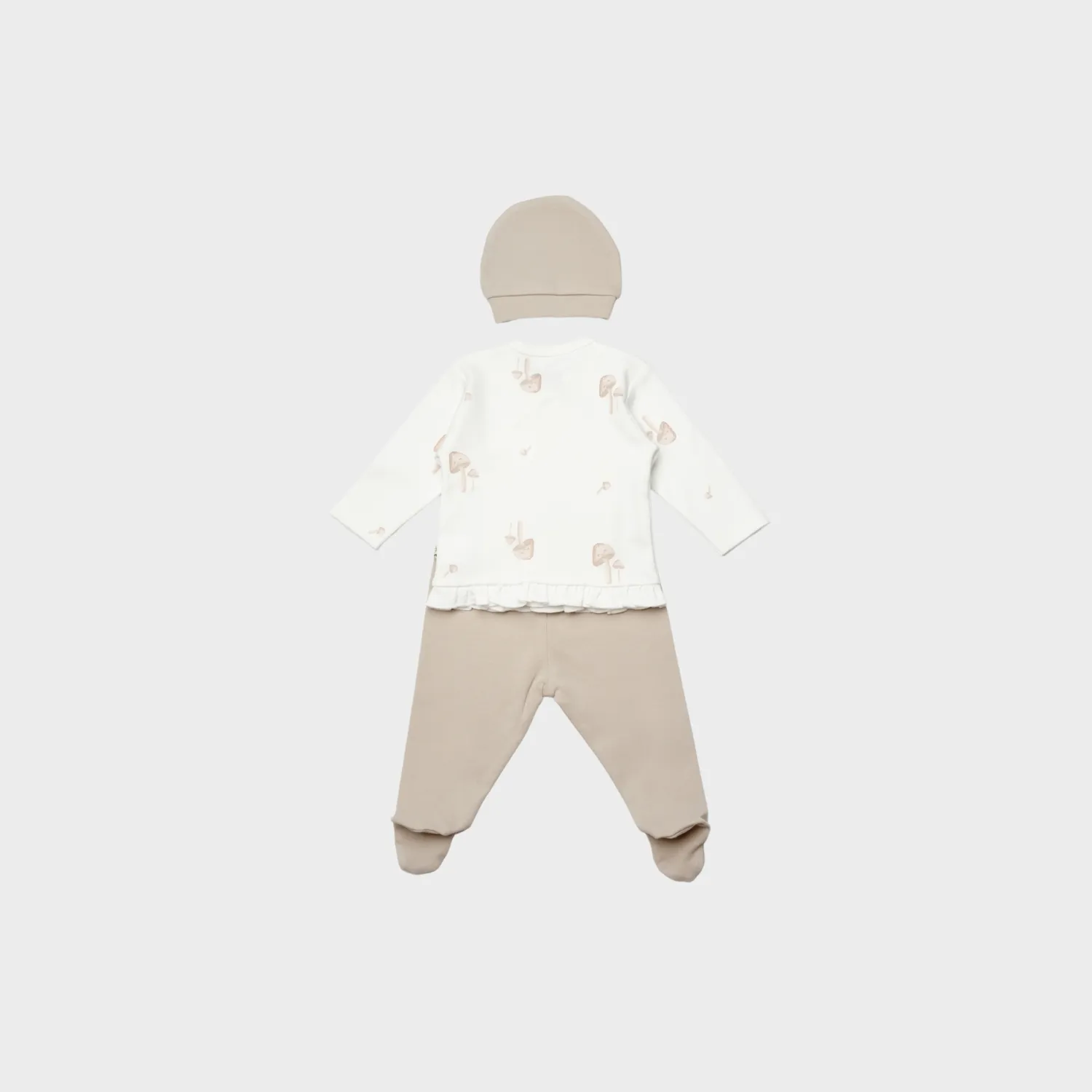 Bibaby Organik Boxer 3lü Sweet Lady Baby Açık Bej