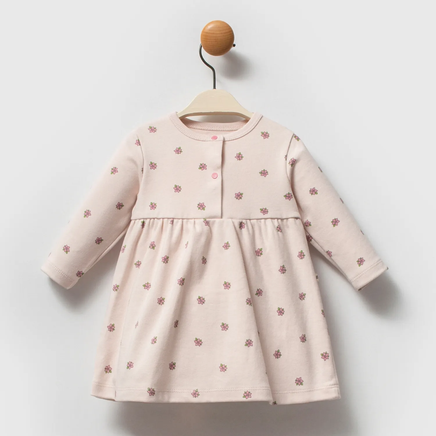 Moi Noi Elbise Flowers Mürdüm