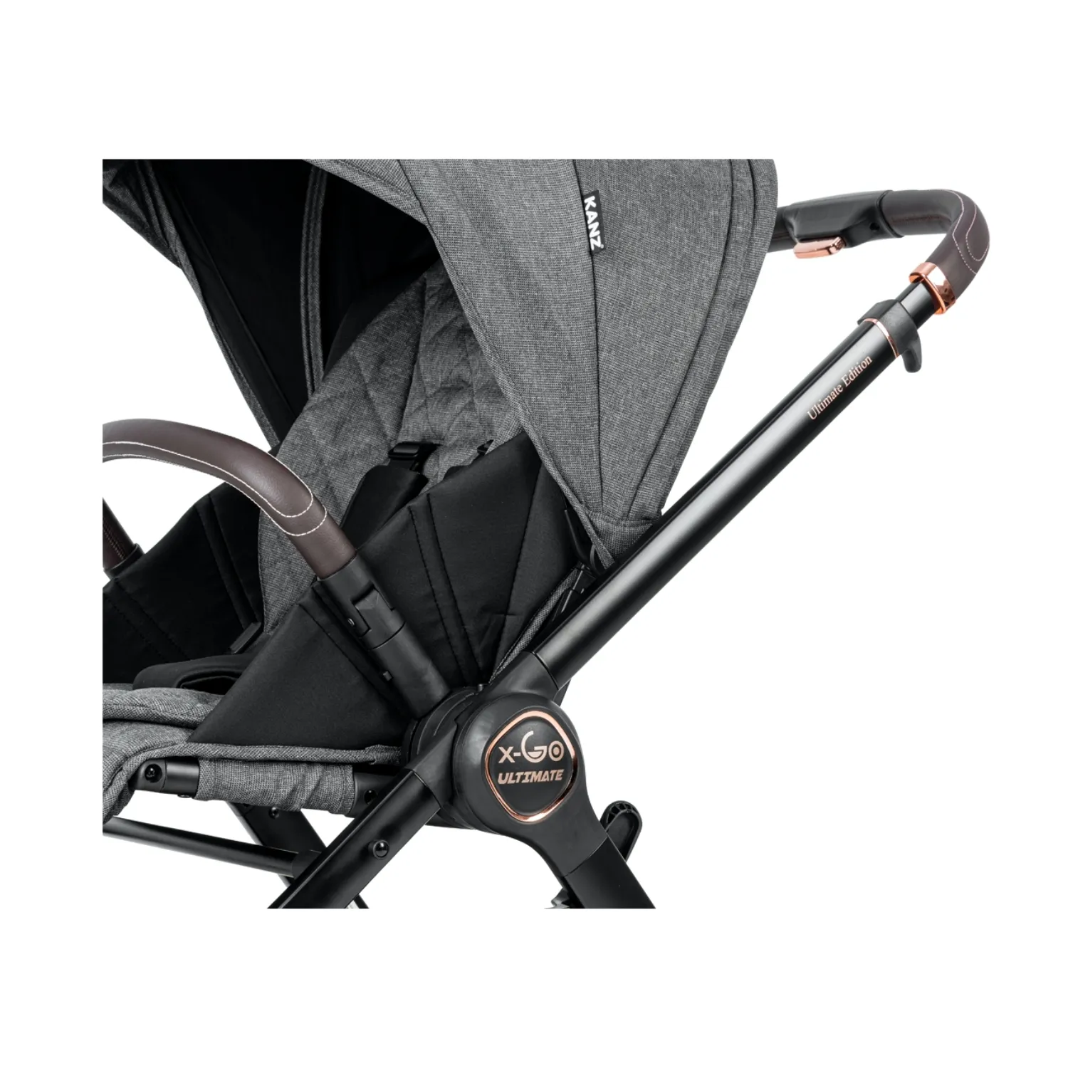 Kanz X-Go Ultimate Travel Sistem Bebek Arabası Rose Gold Gri