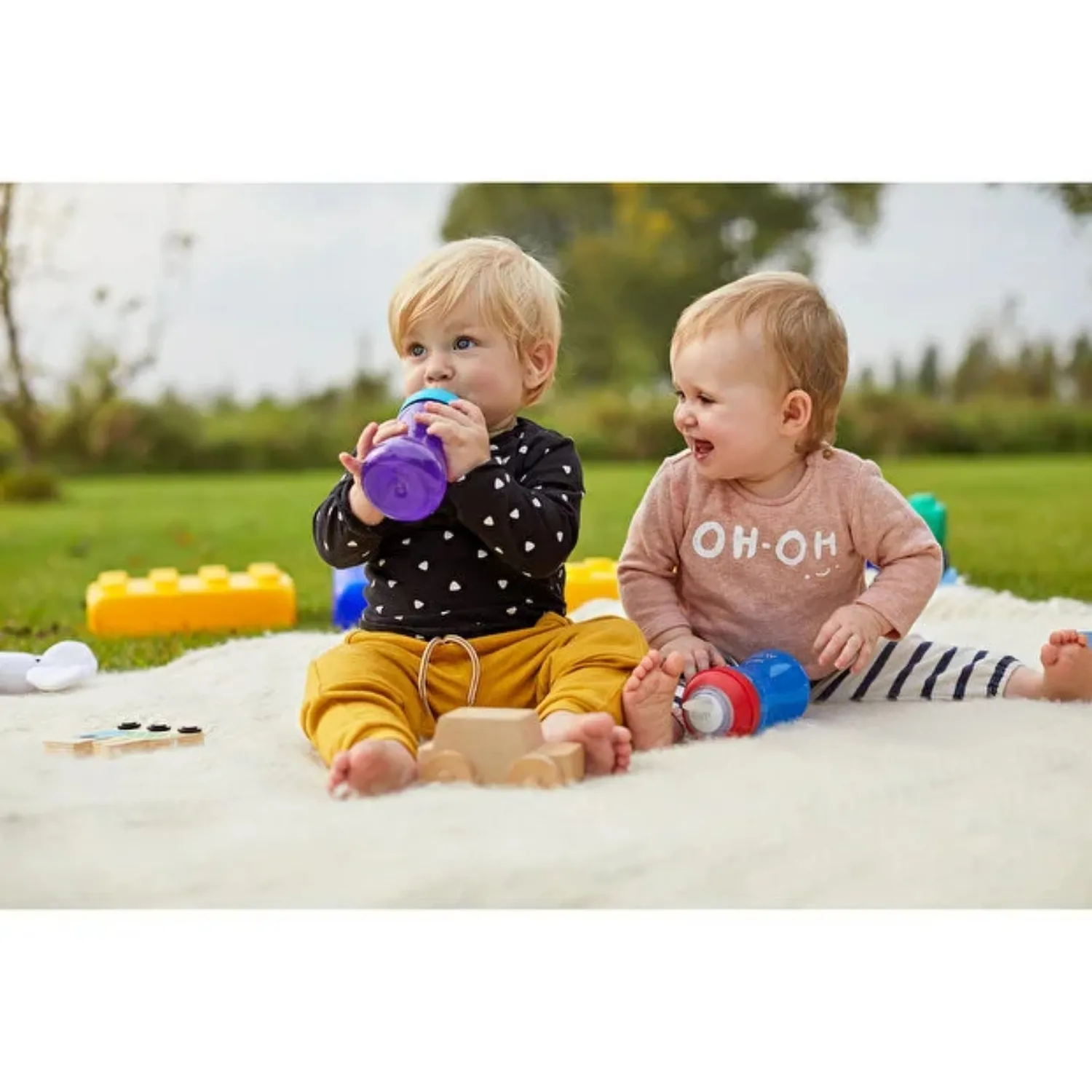 Philips Avent 74SCF802/01 Yumuşak Uçlu Bardak Mavi 300 ml 