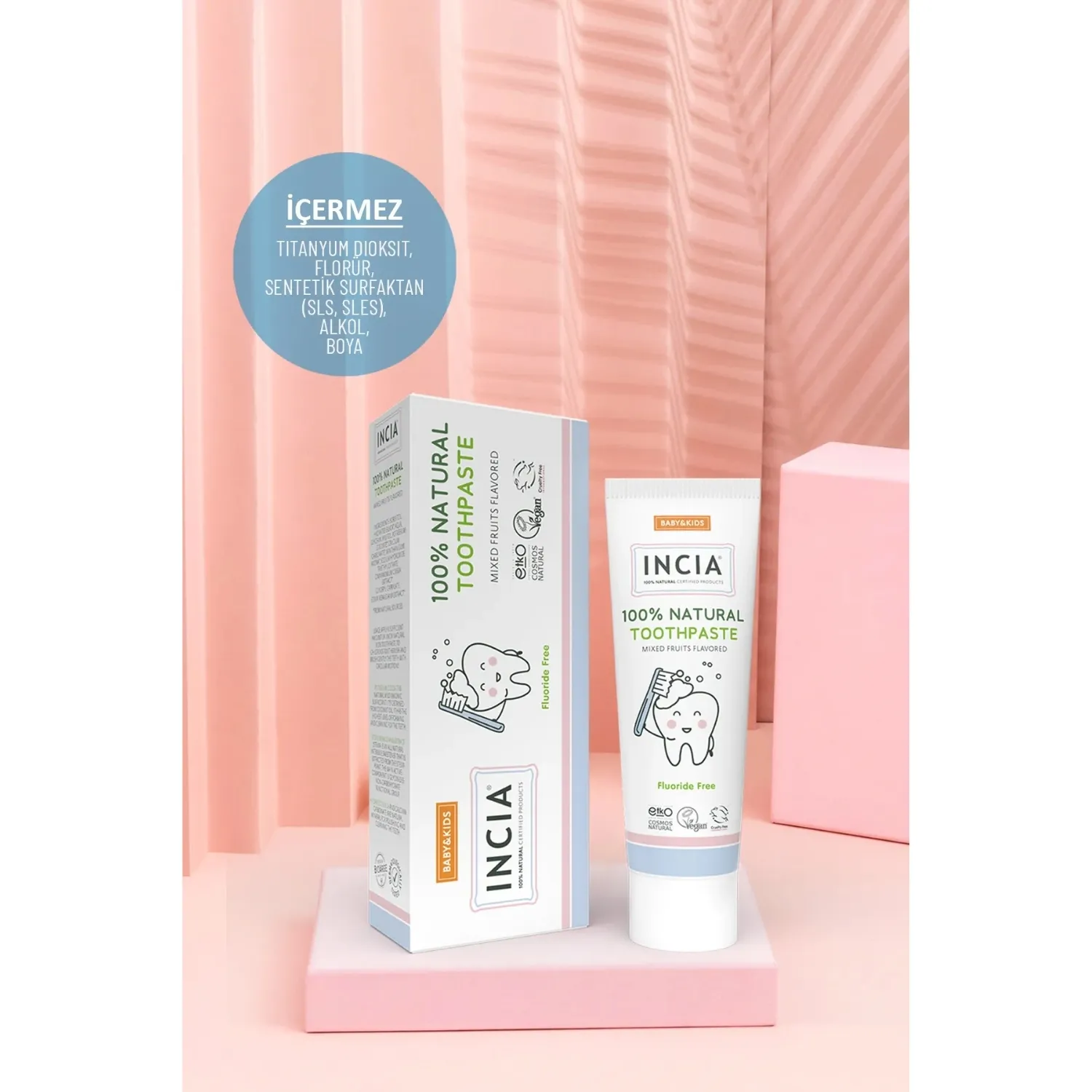 INCIA Çocuk Diş Macunu 50 ml