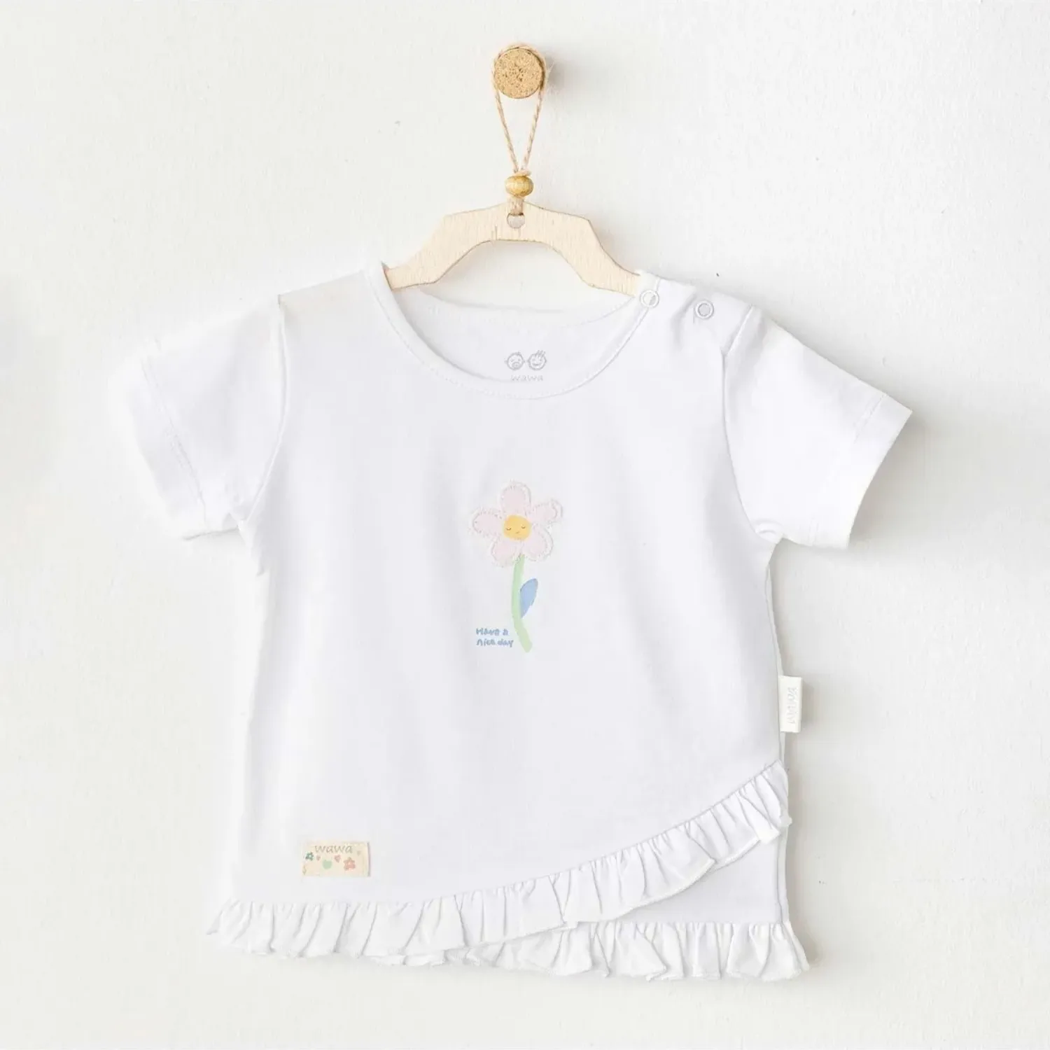 Andy Wawa T-Shirt Casual Beyaz