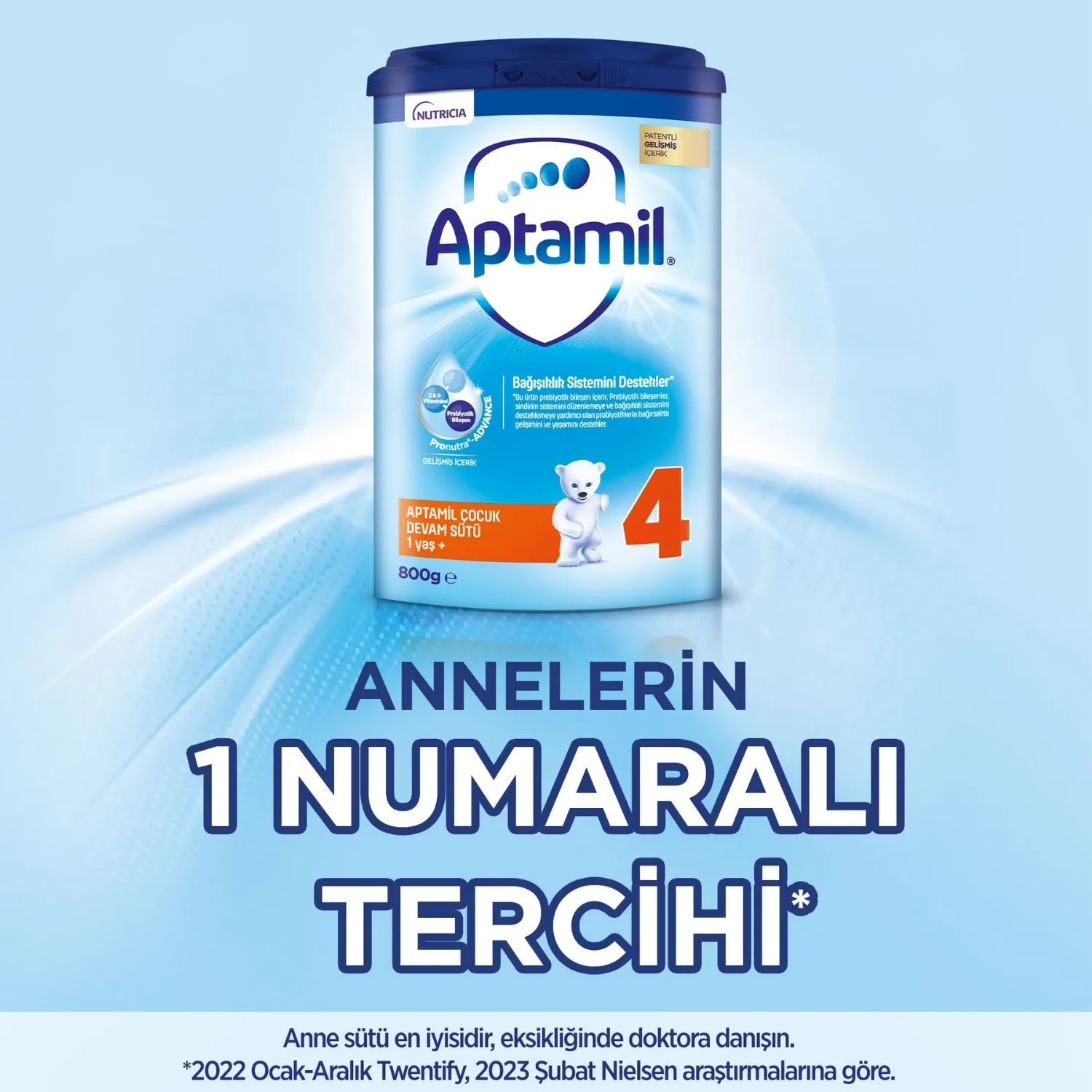 Aptamil 4 Devam Sütü 1200 Gr