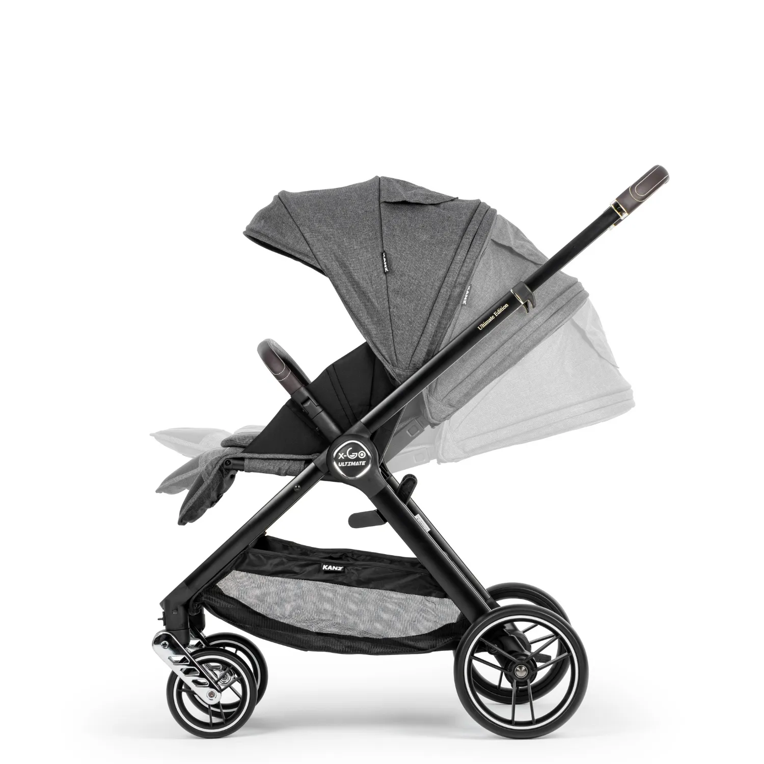 Kanz X-Go Ultimate Travel Sistem Bebek Arabası Silver Gri
