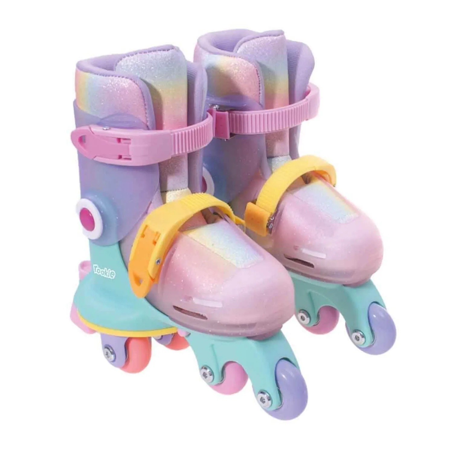 Ayarlanabilir Dönüşen Tekerlekli 2 IN 1 Twisty Paten Pembe