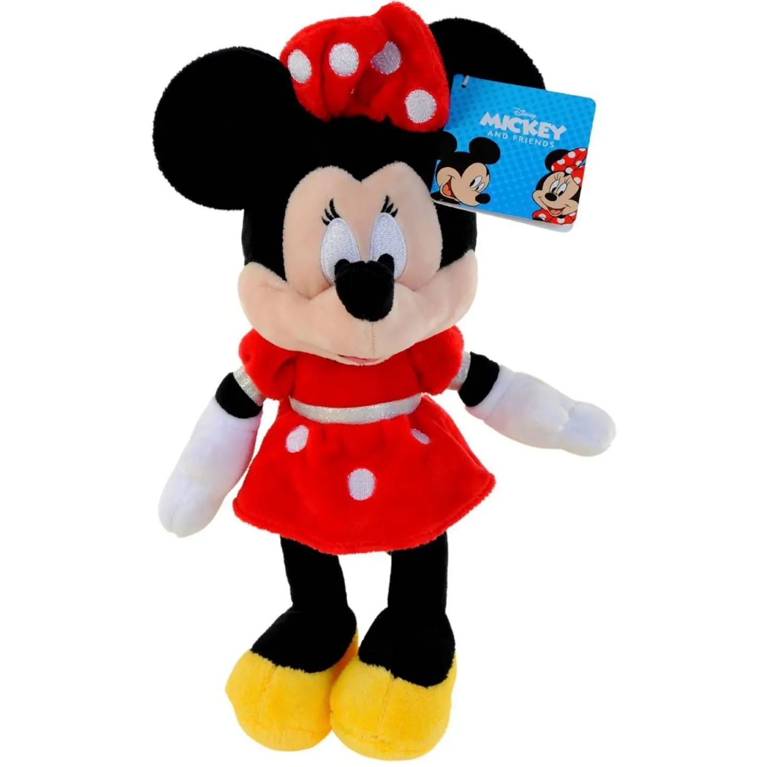Minnie Kırmızı Elbiseli Peluş 25 cm