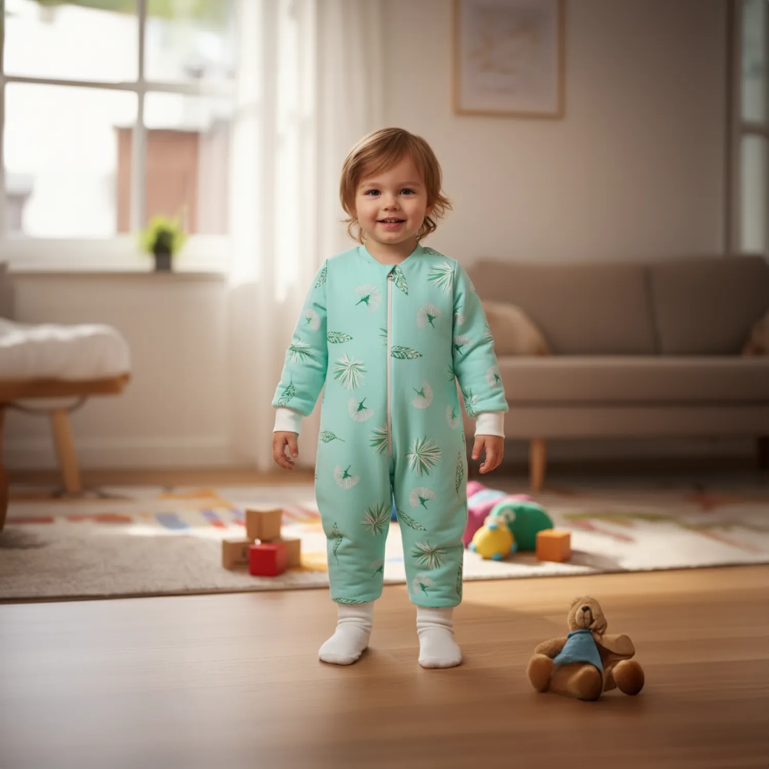 Moi Noi Uyku Tulumu Çoraplı 2,5 Tog Mint Yaprak