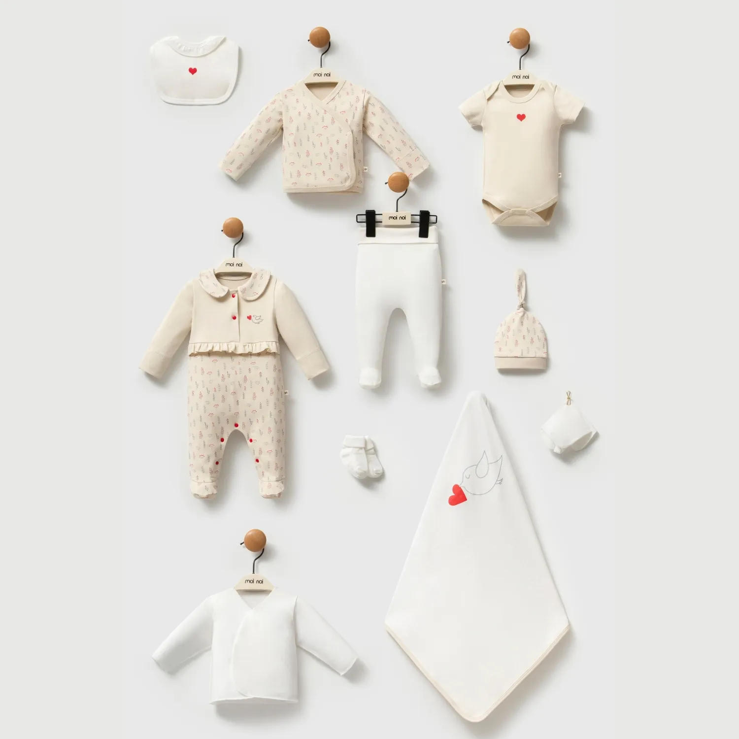 Moi Noi Hastane Çıkışı 10lu Kokina Bej Moi Noi Hastane Çıkışı 10lu Kokina Bej