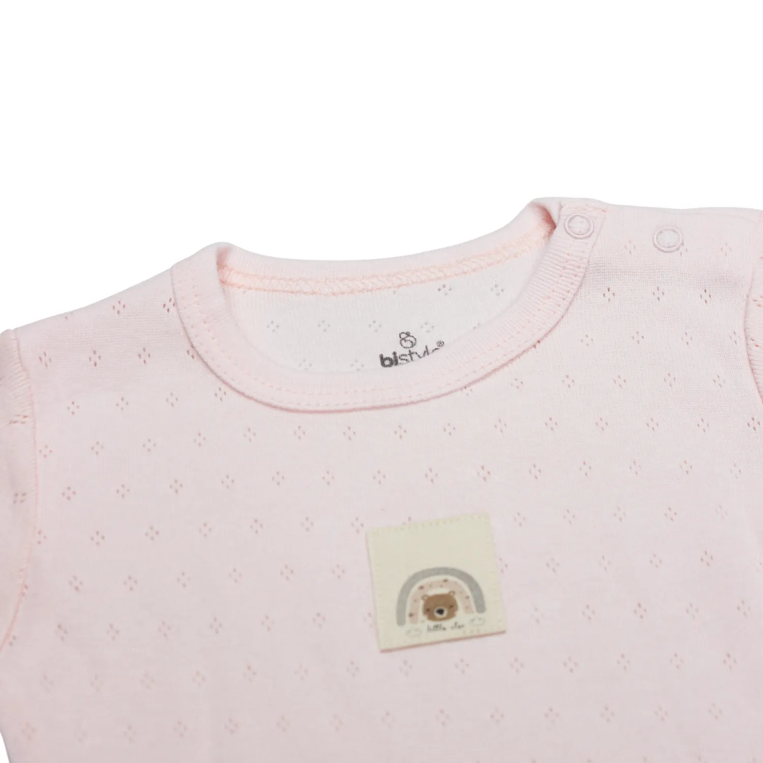 Bistyle Body Kısa Kol Little Star Pembe