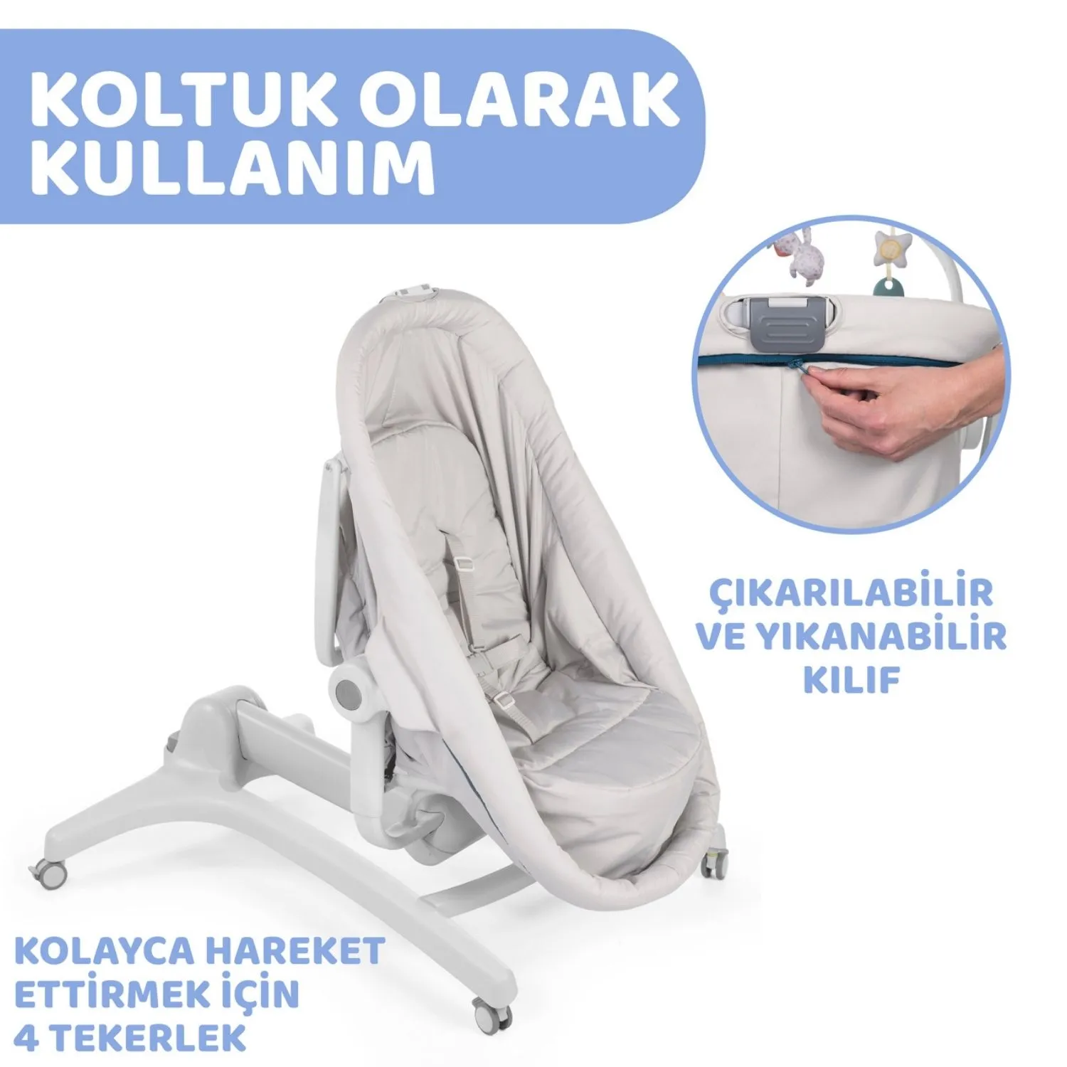 Chicco Baby Hug 4 in 1 Ana Kucağı Glacial