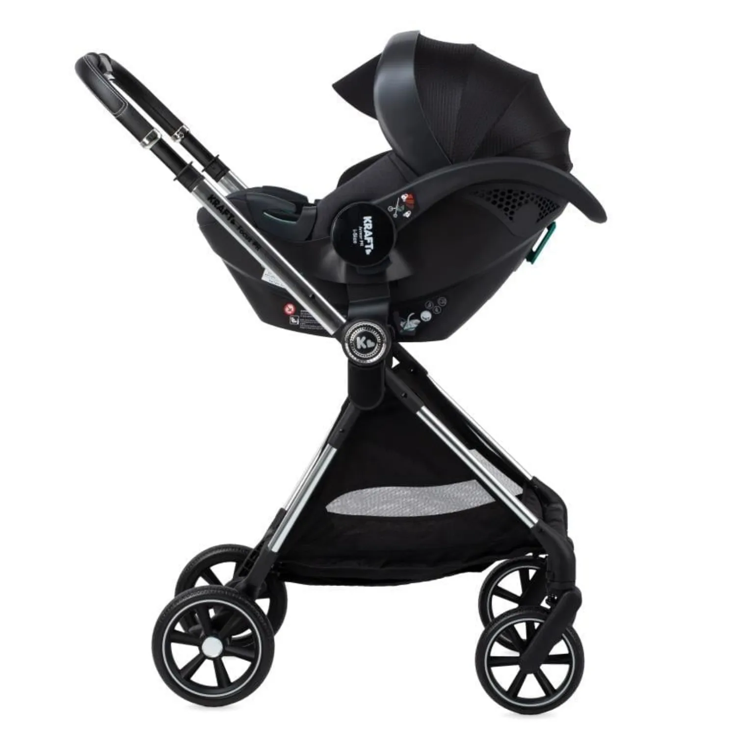Kraft Focus Pr Travel Sistem Bebek Arabası Grey