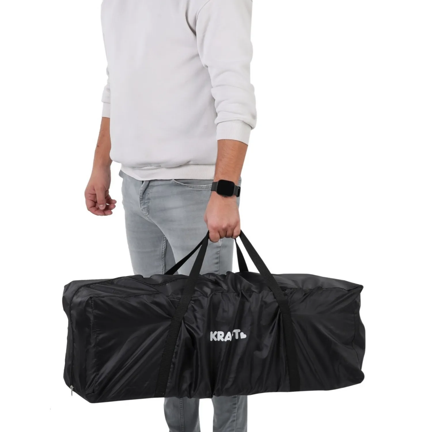Kraft Tiger Anne Yanı Oyun Parkı 70x120 cm Dark Grey
