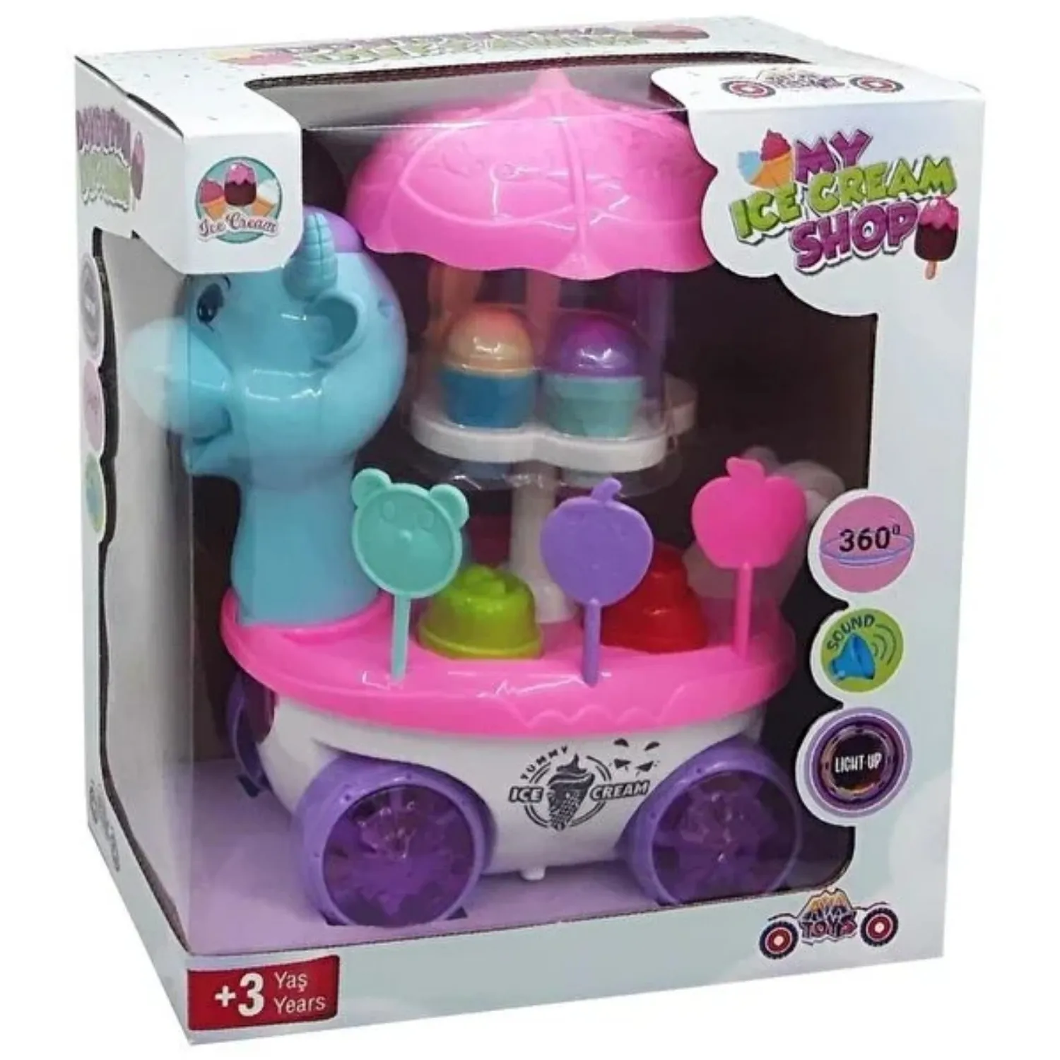 Dondurma Arabası-Sevimli İnek 