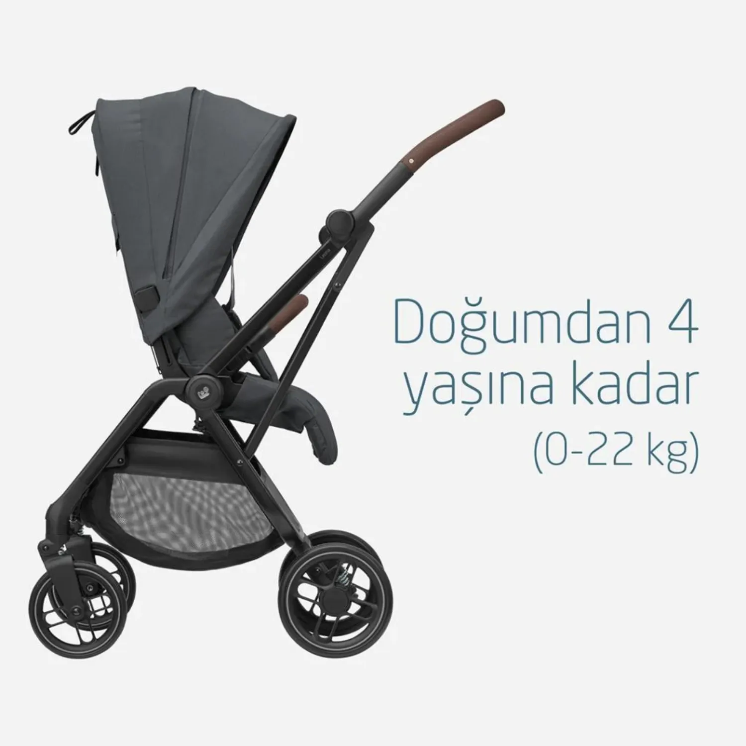 Maxi Cosi Leona2 Çift Yönlü Bebek Arabası Twillic Graphite