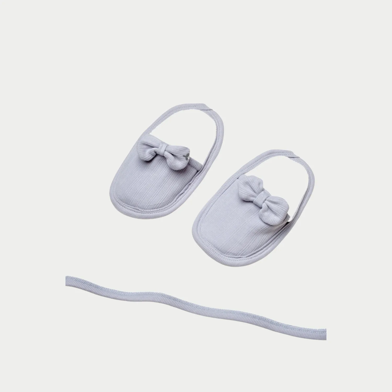 Bibaby Organik Bornoz Love Floral Ekru - Lila