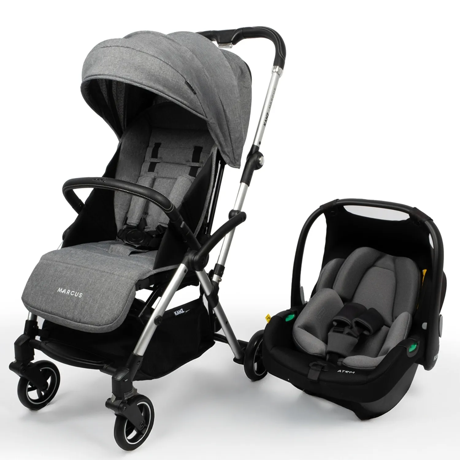 Kanz Marcus Travel Sistem Bebek Arabası Heavy Grey