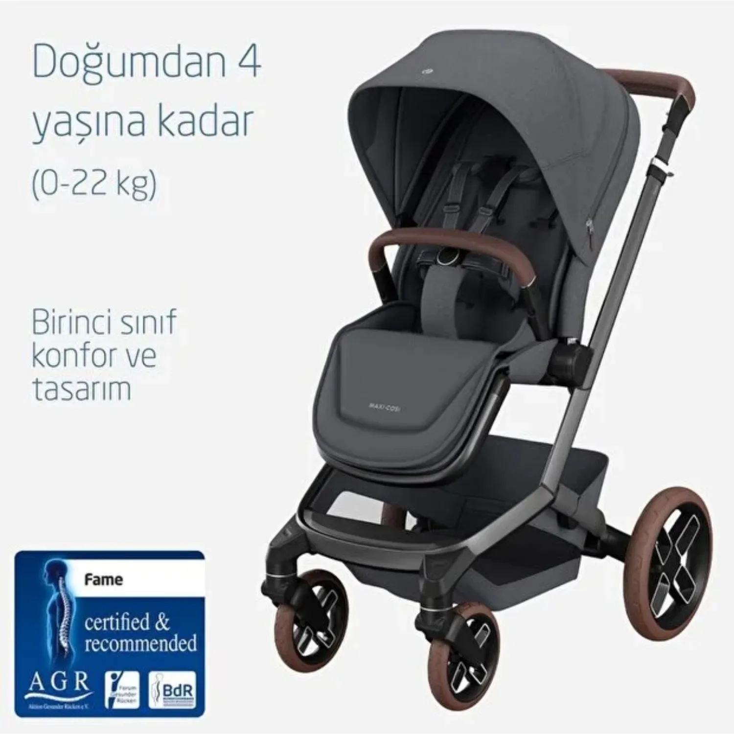 Maxi-Cosi Fame Bebek Arabası Twillic Graphite 