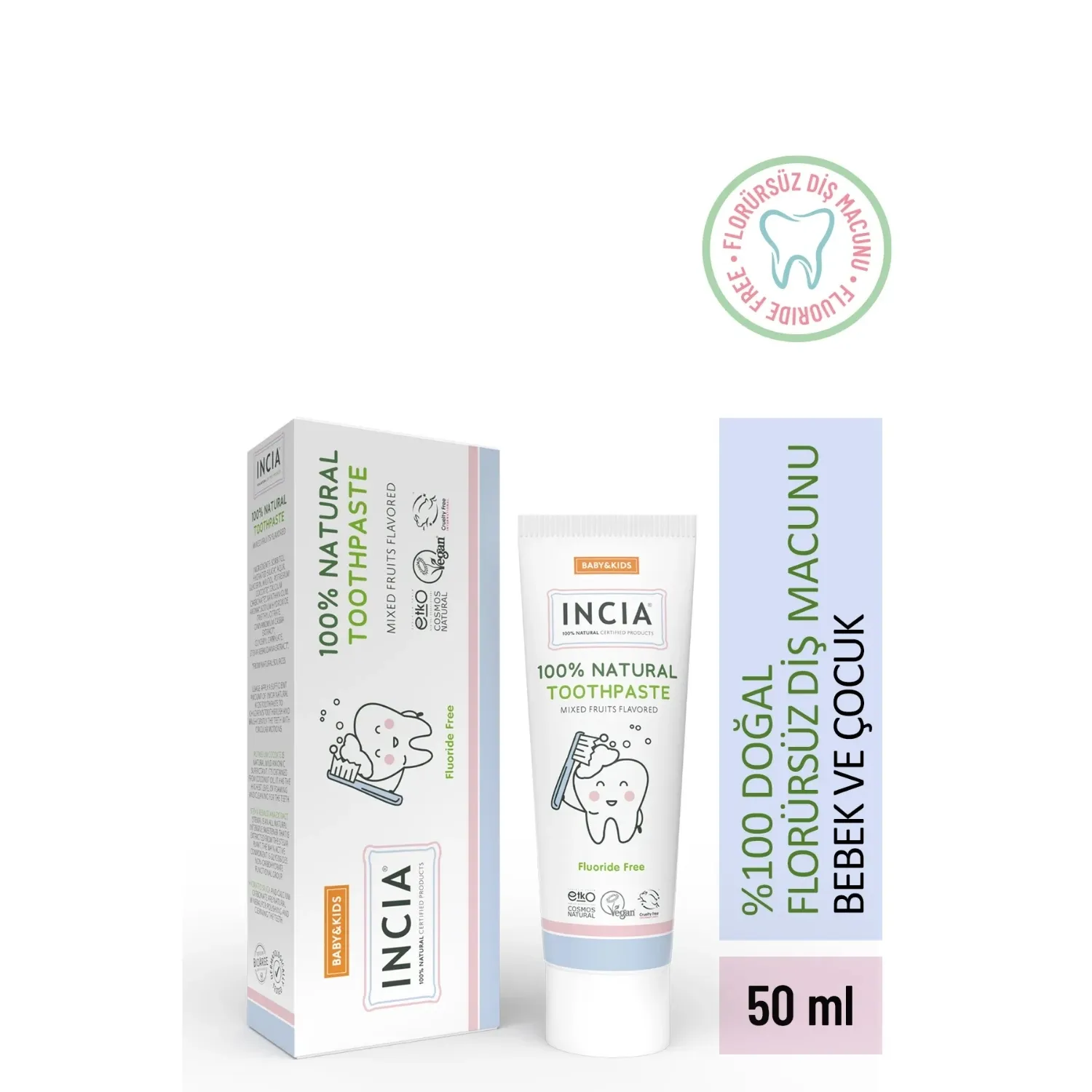 INCIA Çocuk Diş Macunu 50 ml