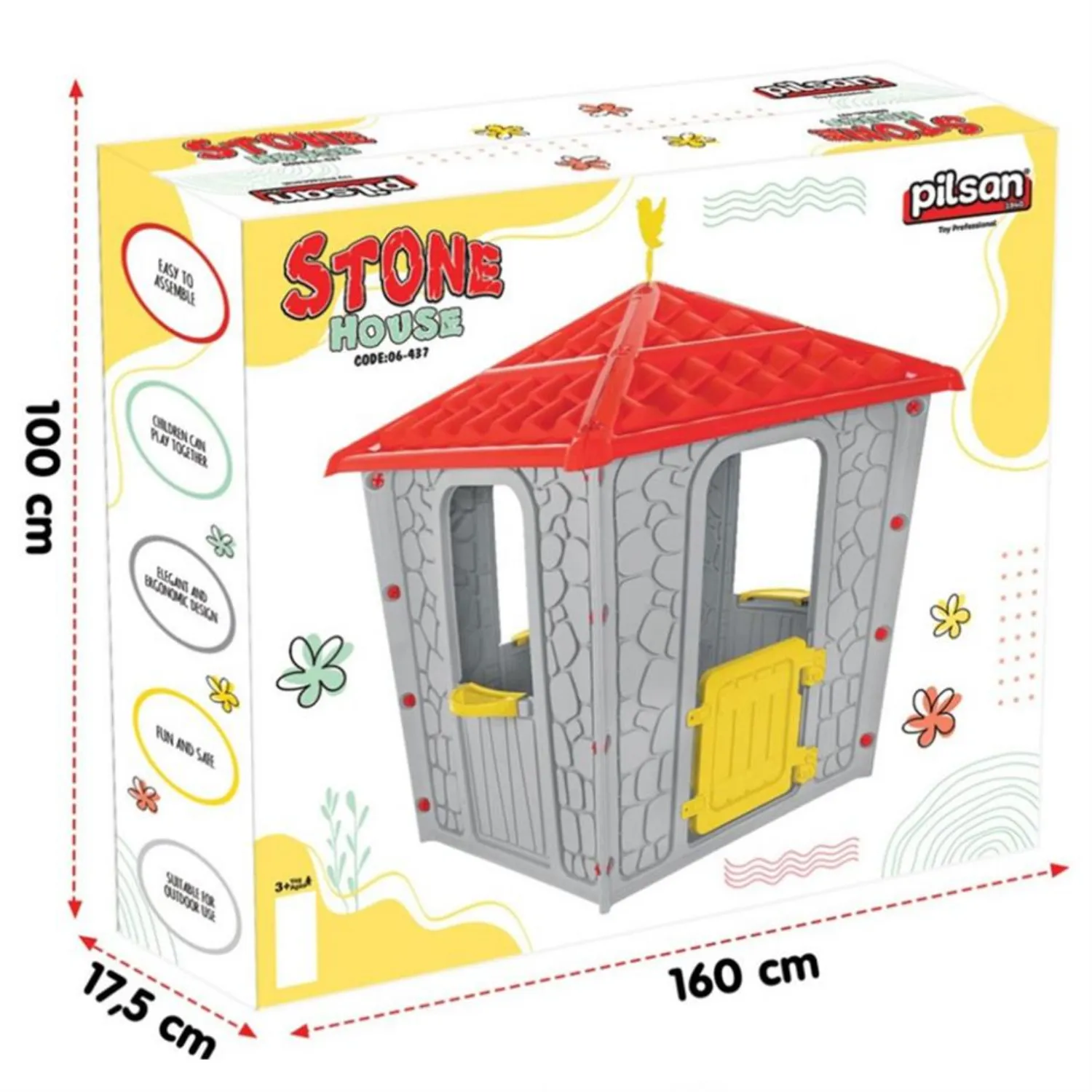 Pilsan Taş Ev Gri