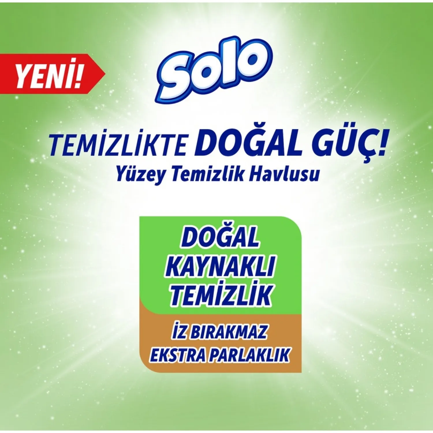 Solo XL Yüzey Temizlik Havlusu Doğal Güç Beyaz Sabun 100lü