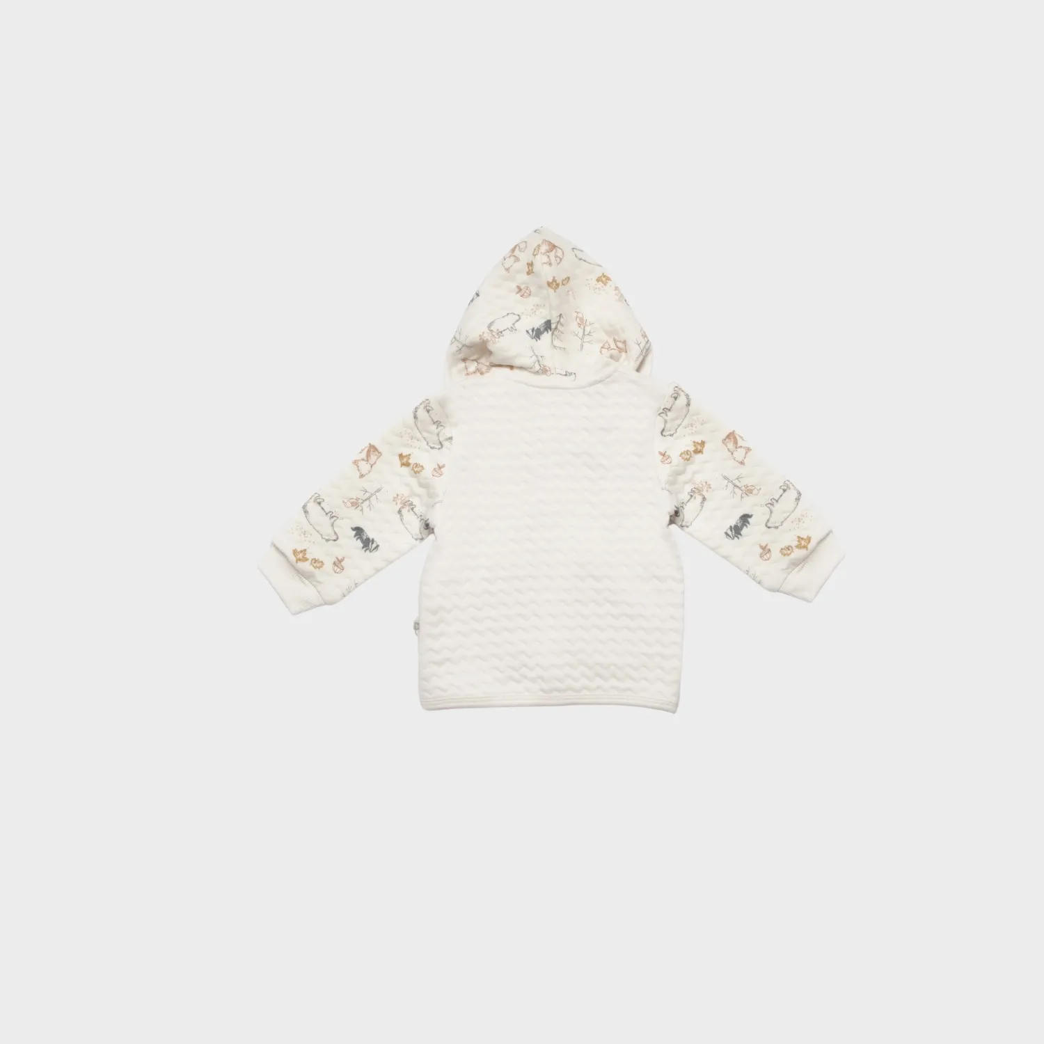 Bibaby Sweatshirt Wild Forest Cardigan Hardal - Bej