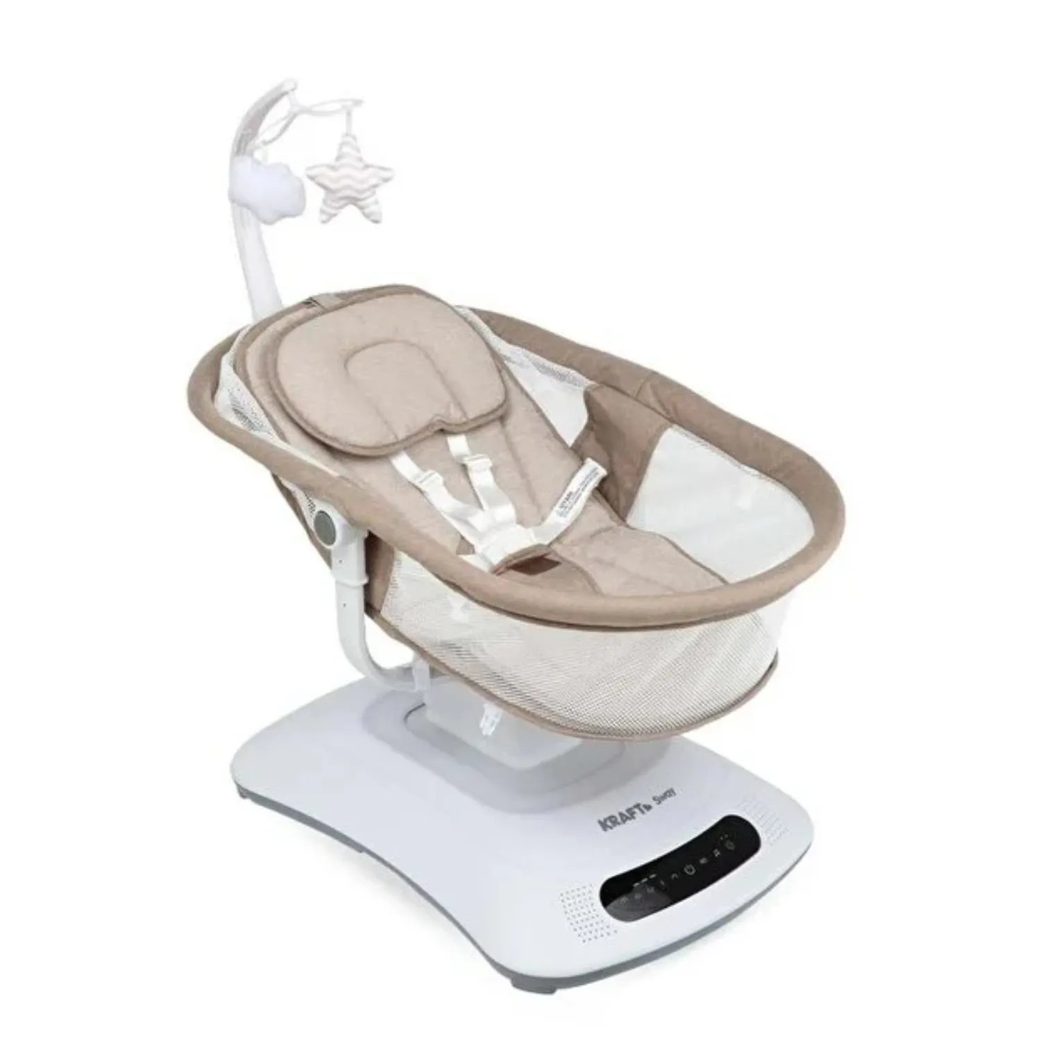 Kraft Sway Portbebeli Elektrikli Salıncak Beige