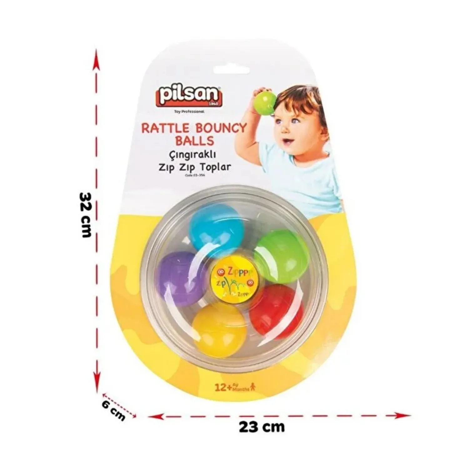 Pilsan Çıngıraklı Zıp Zıp Toplar