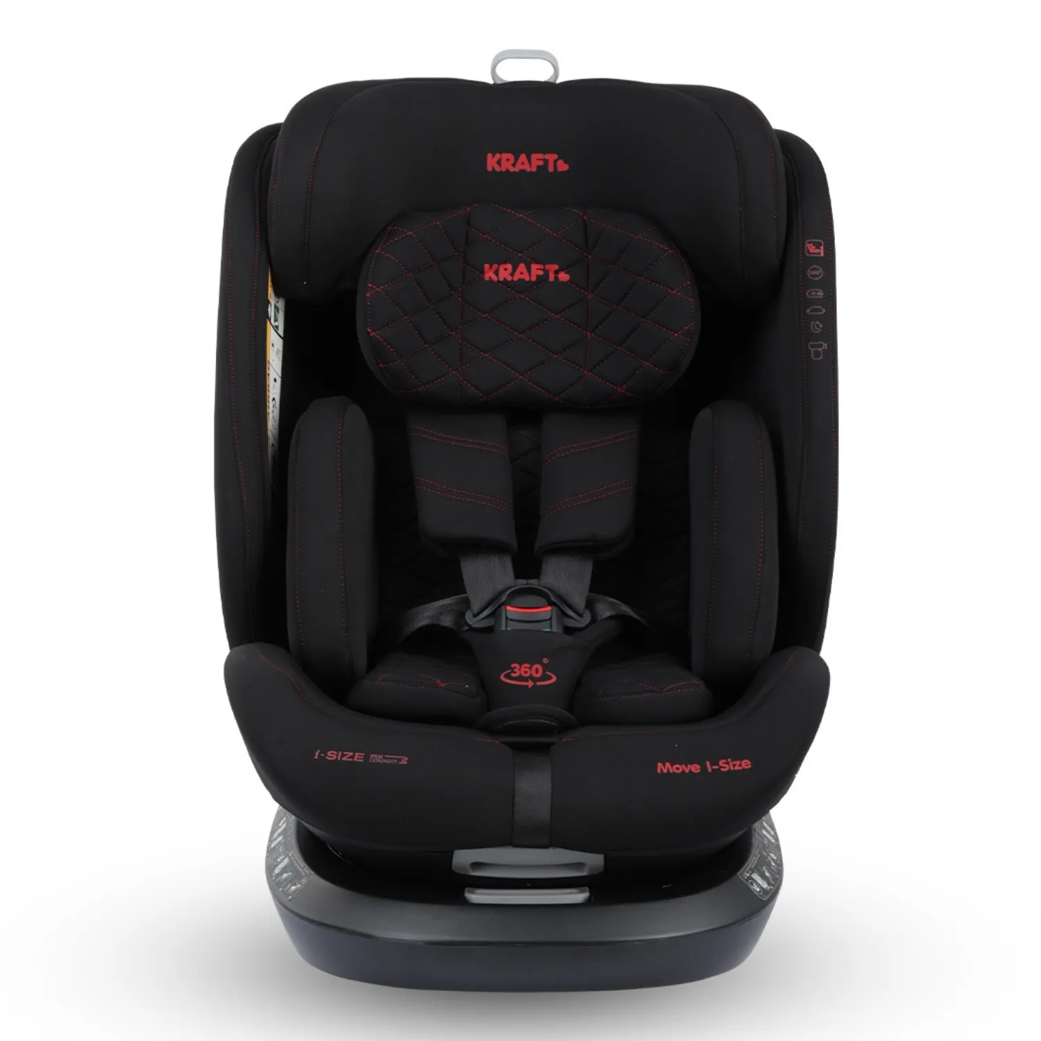 Kraft Move I-Size Oto Koltuğu 0-36 Kg Black Red