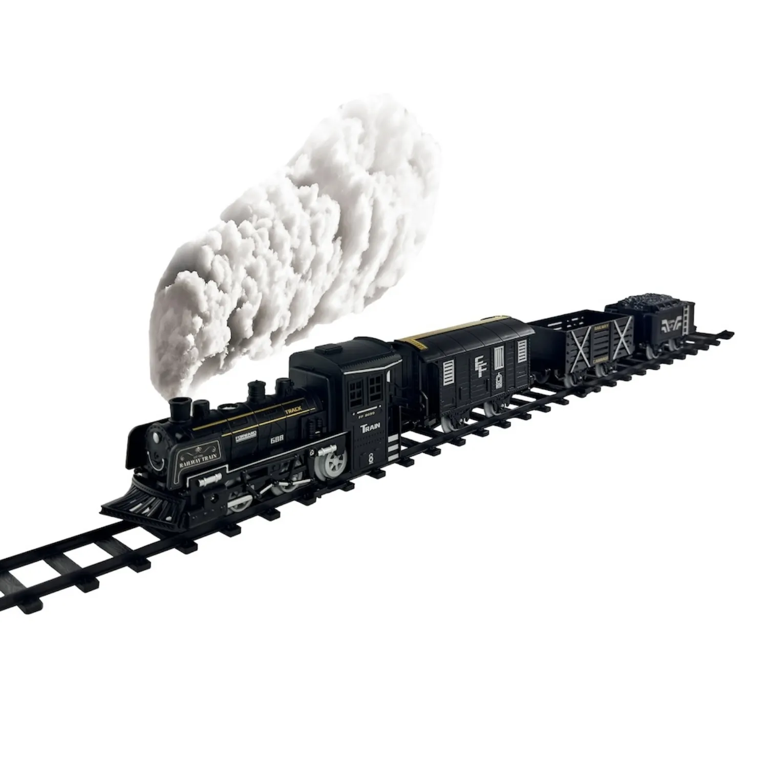 Vardem Işıklı ve Sesli Buhar Çıkartan Tren Set 15 Parça 
