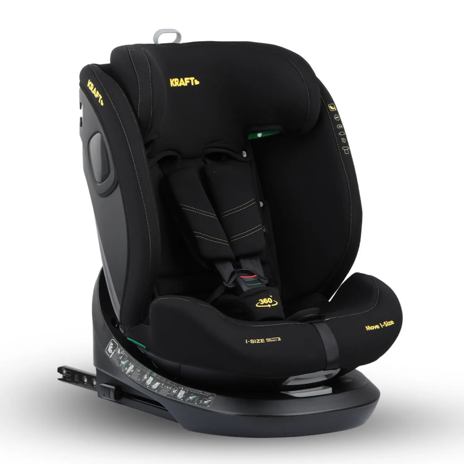 Kraft Move I-Size Oto Koltuğu 0-36 Kg Black Yellow