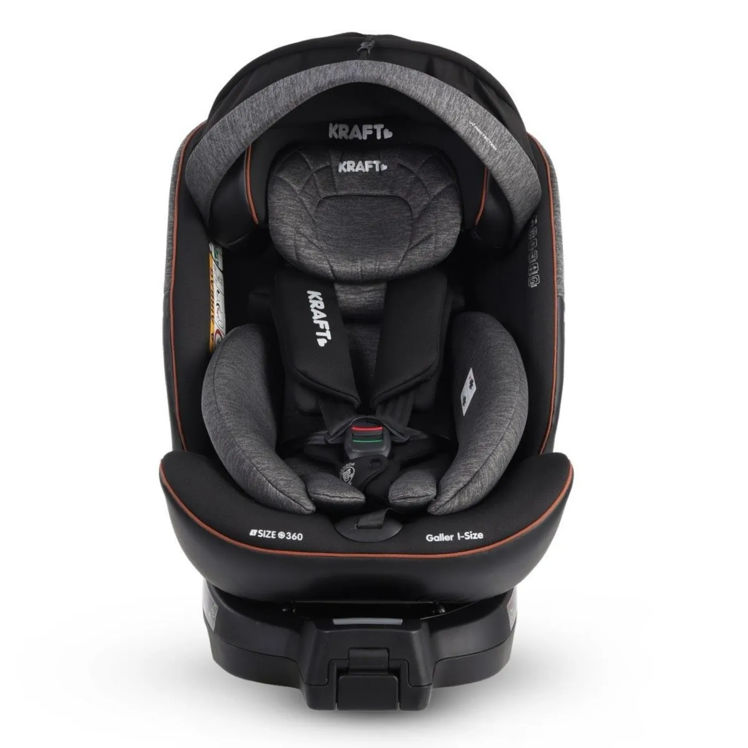 Kraft Galler I-Size Oto Koltuğu 0-36 Kg Koyu Gri