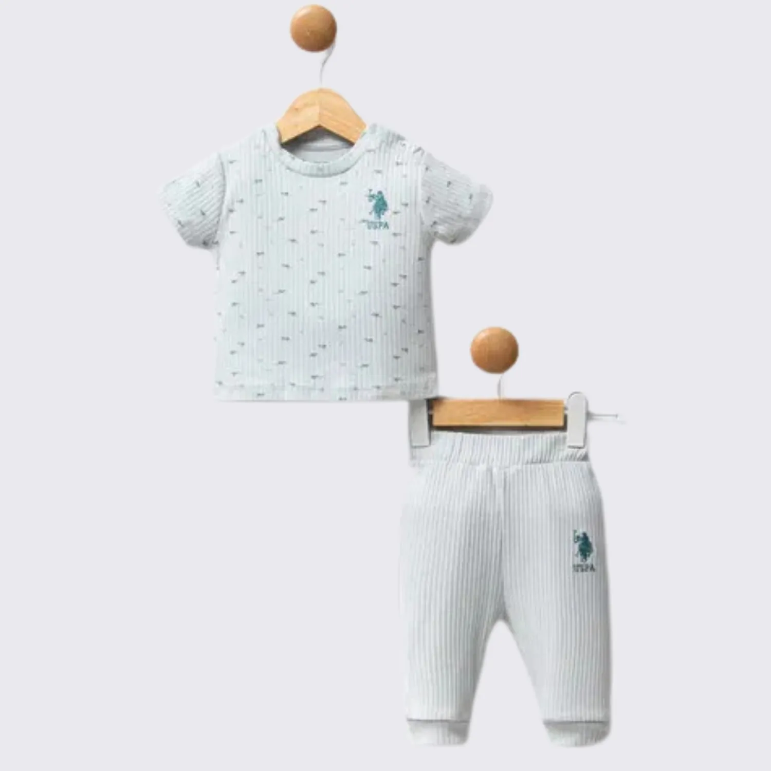 U.S. Polo 2li Takım Su Yeşili