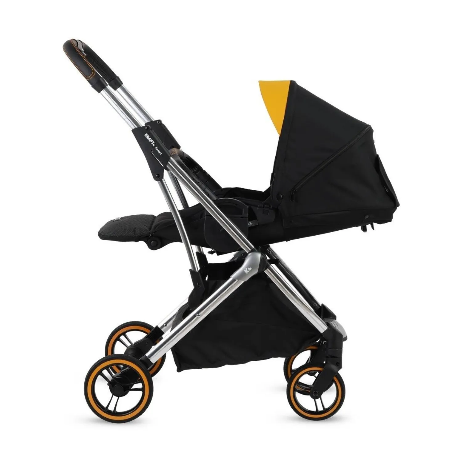 Kraft Kenya I-Size Travel Sistem Bebek Arabası Black Yellow