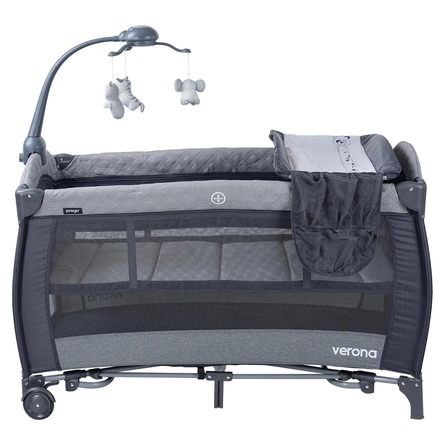 Prego 8065 Verona Oyun Parkı 70x120 cm Gri