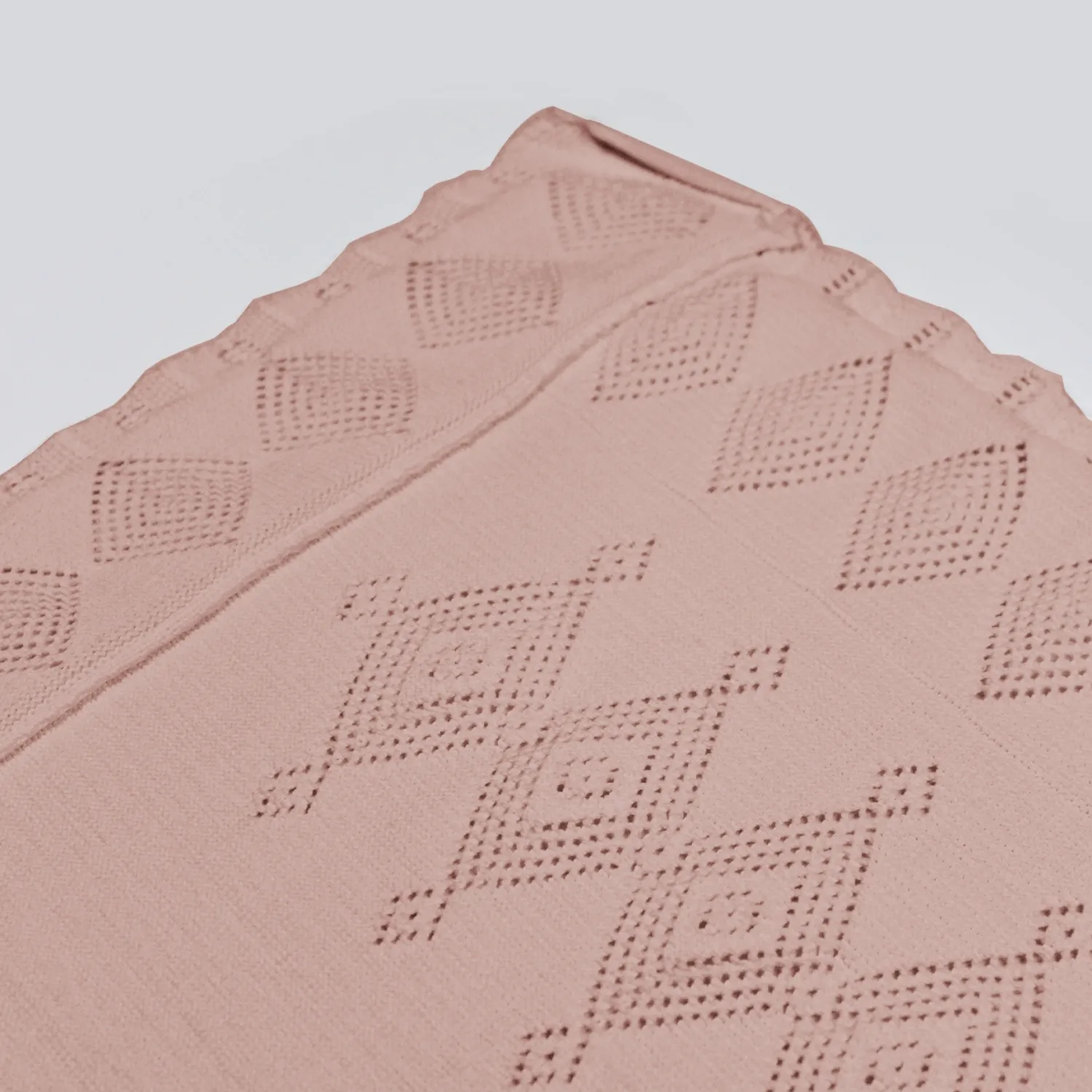 Bistyle Battaniye Triko Knitwear Colors Pembe