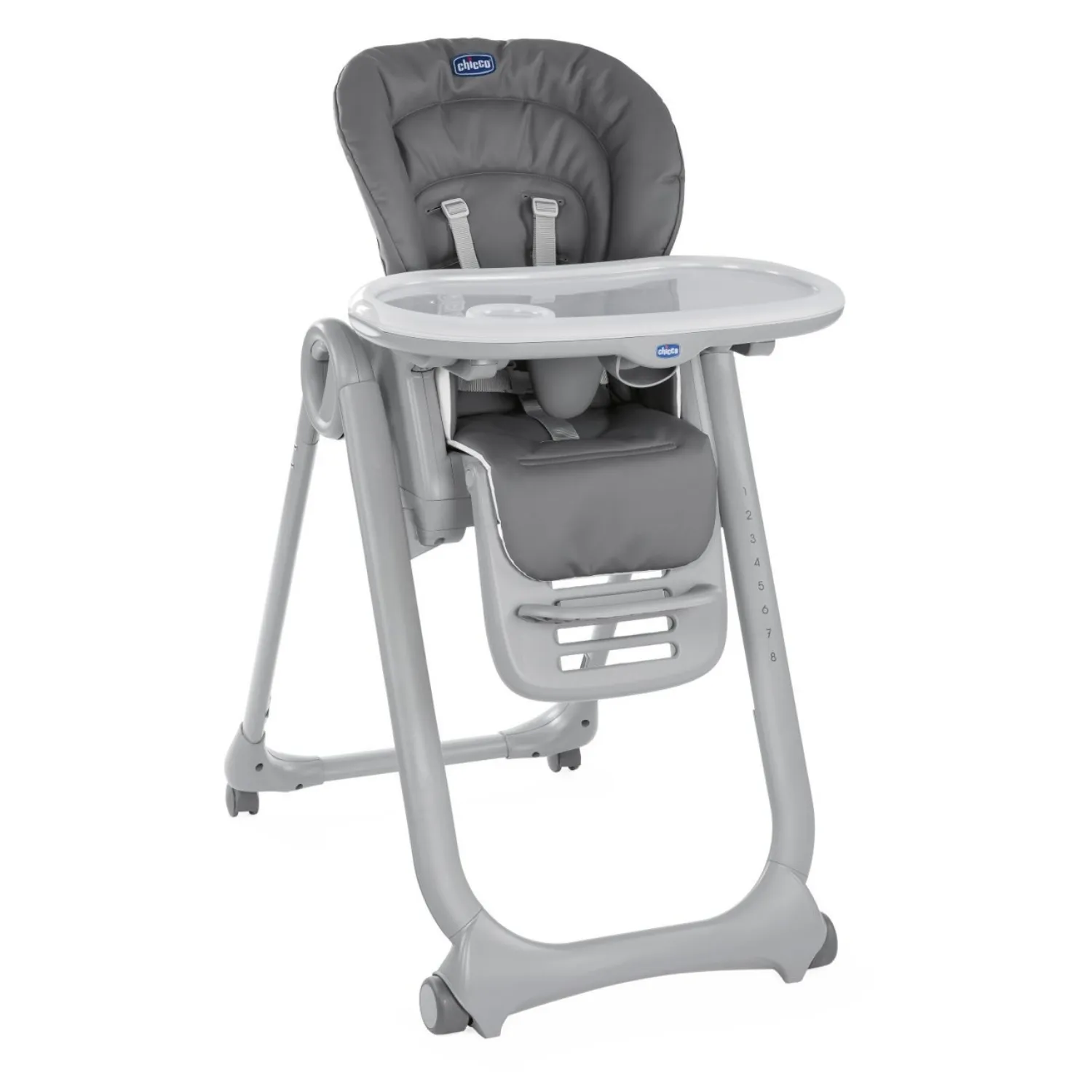 Chicco Polly Magic Fonksiyonel Mama Sandalyesi Dark Grey