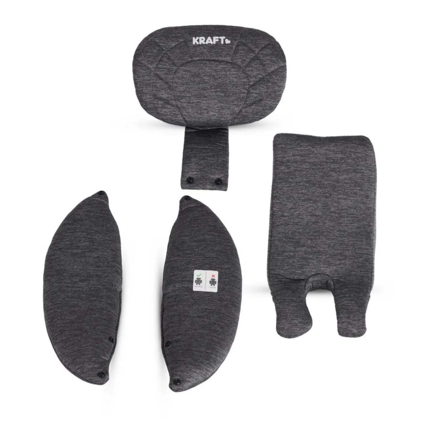 Kraft Galler I-Size Oto Koltuğu 0-36 Kg Koyu Gri