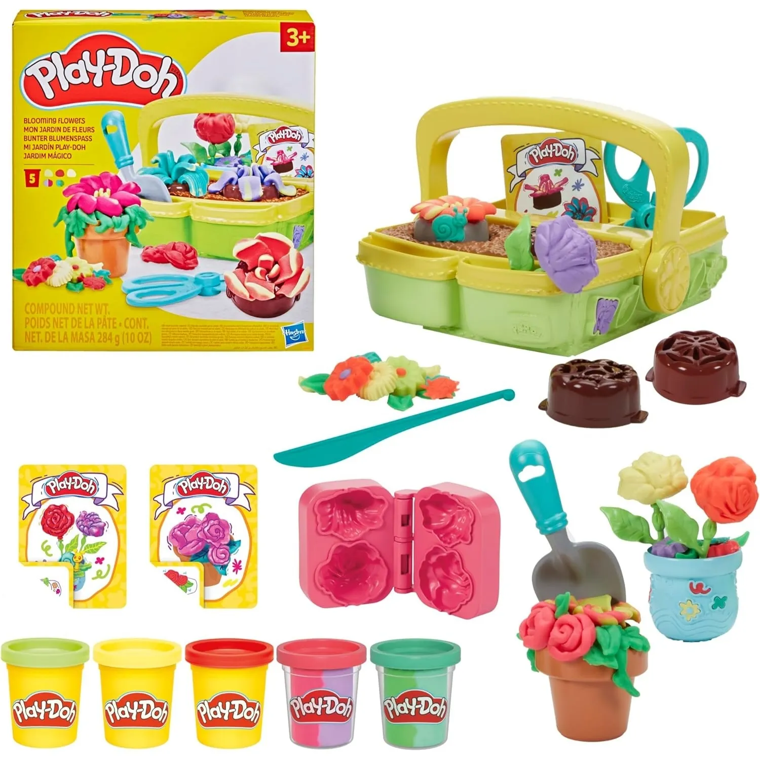 Play-Doh Renkli Çiçekler Botanik Oyun Seti