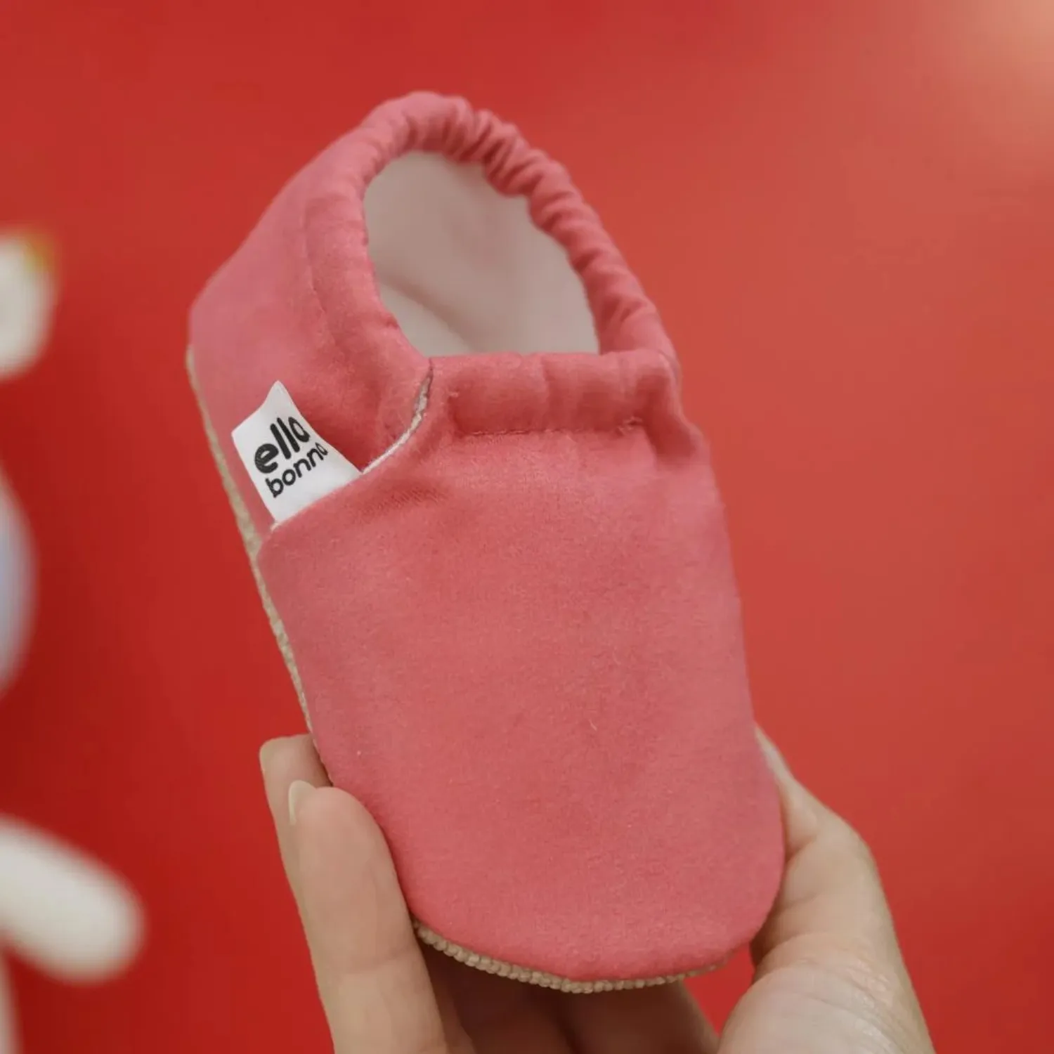 Ella Bonna Patik Kaydırmaz Taban Pembe